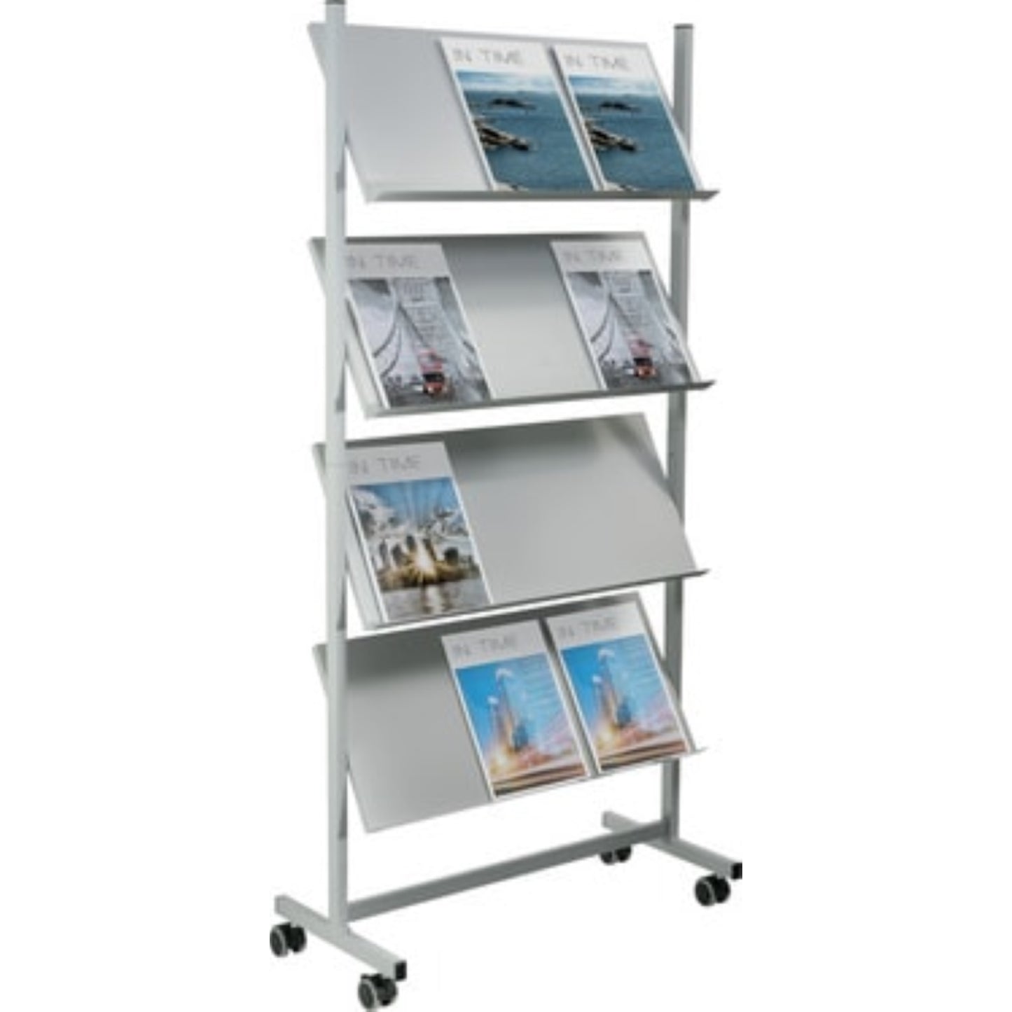 HELIT Présentoir documents ETAGERE, Etagère métallique RANGESTOCK