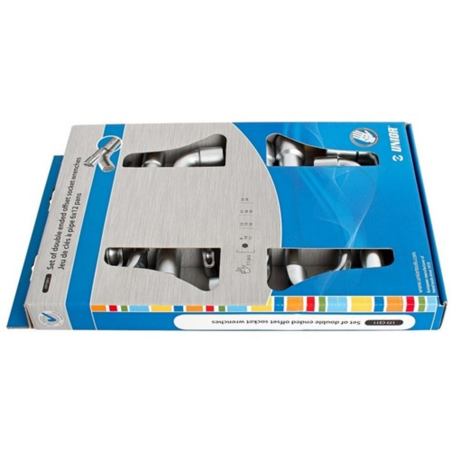 UNIOR Jeu de clés à pipe débouchées 6-12 pans (6 à 16 pièces) Clé, OUTIL A MAIN RANGESTOCK