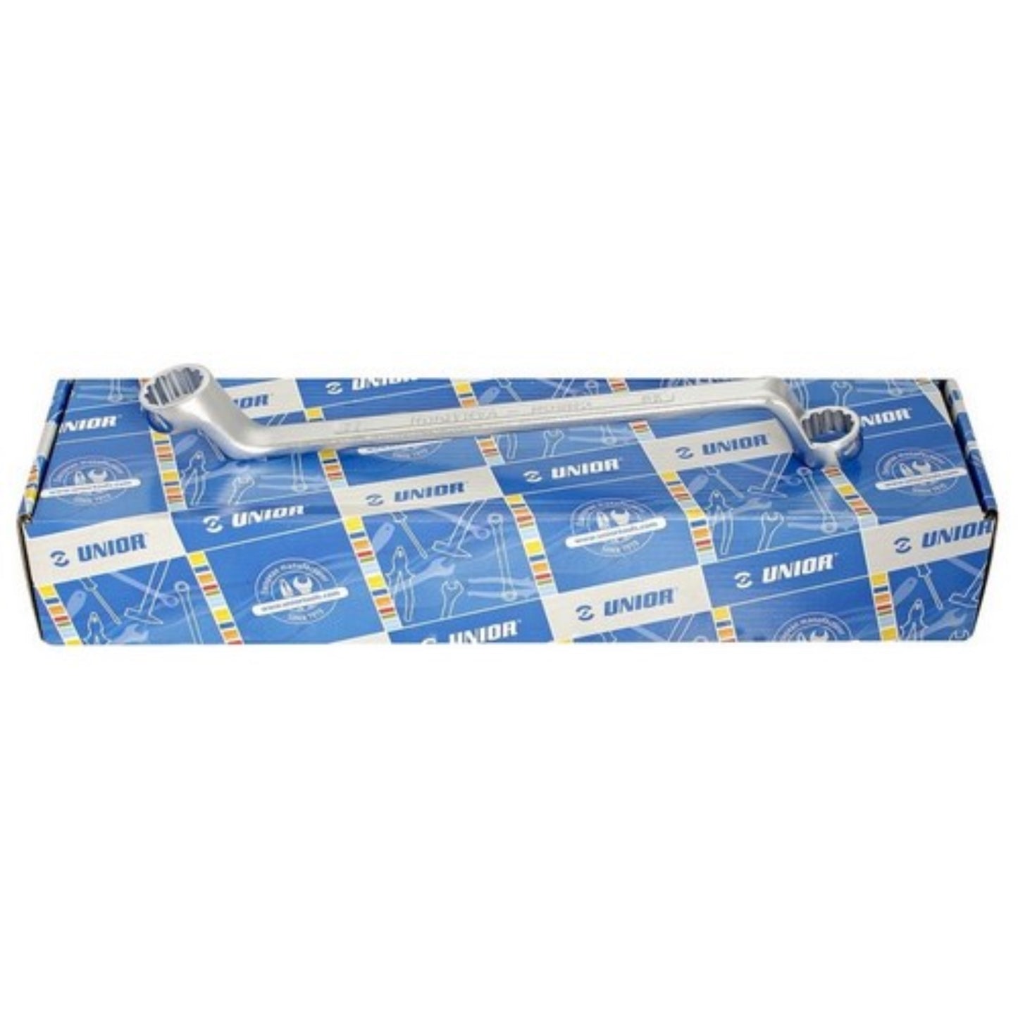 UNIOR Jeu de 8 ou 12 clés polygonales doubles contre coudées en boîte carton Clé, OUTIL A MAIN RANGESTOCK
