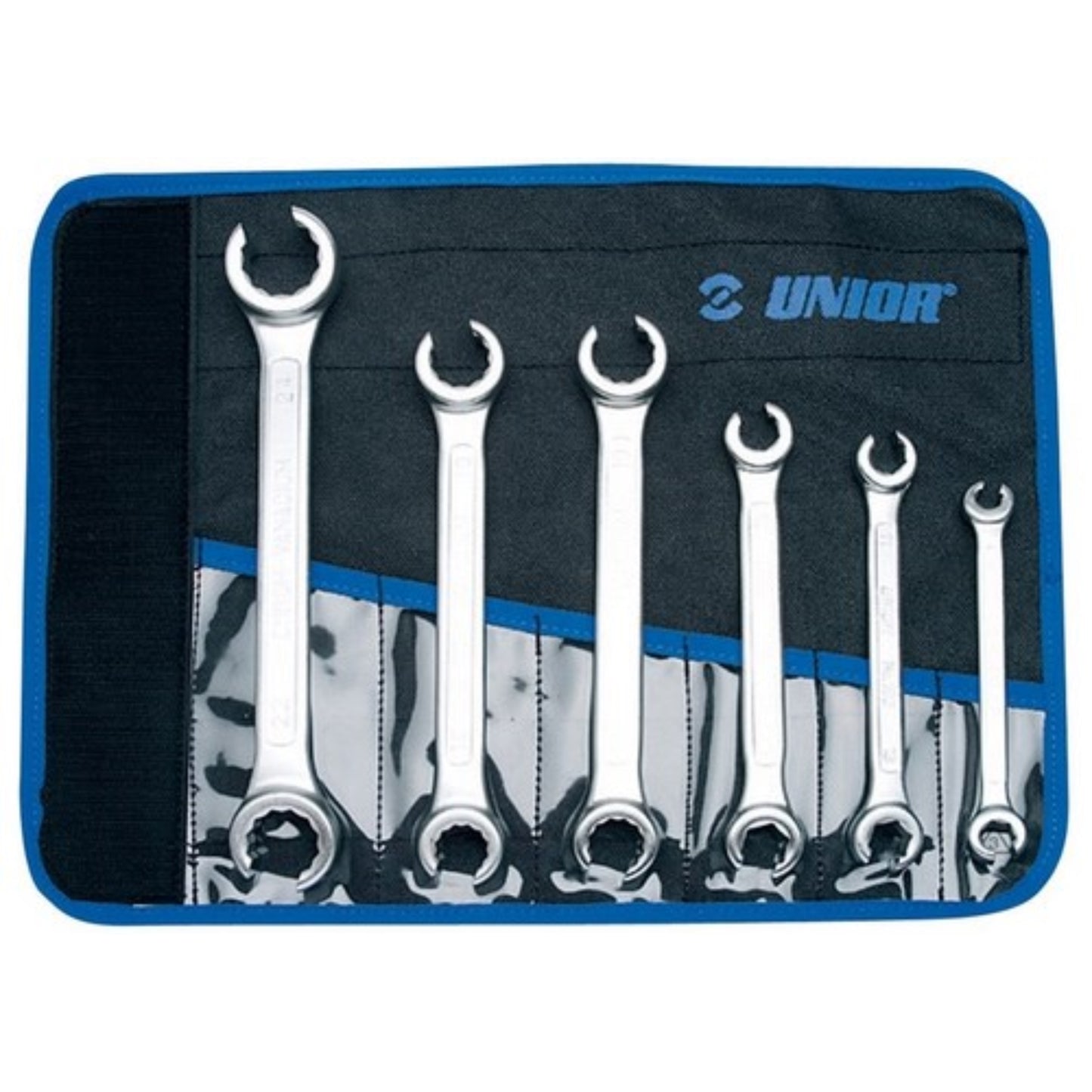 UNIOR Jeu de 6 clés à tuyauter en trousse tissu Clé, OUTIL A MAIN RANGESTOCK