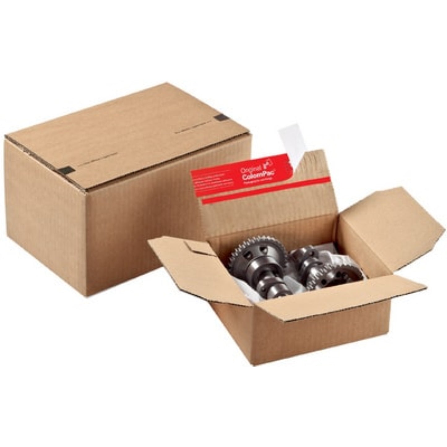 COLOMPAC Caisse carton à fond automatique (lot de 20) Carton pour expédition, EMBALLAGE & EXPEDIT. RANGESTOCK