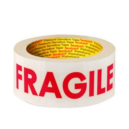 3M Scotch  Ruban adhésif imprimé FRAGILE  EMBALLAGE & EXPEDIT., Ruban adhésif d'emballage RANGESTOCK