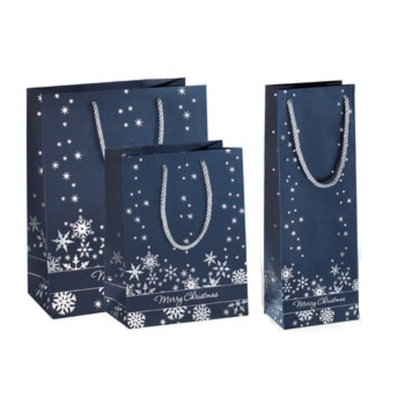 SIGEL Sac cadeau de Noël "Silver Snowflakes" EMBALLAGE & EXPEDIT., Sac & sachet papier RANGESTOCK