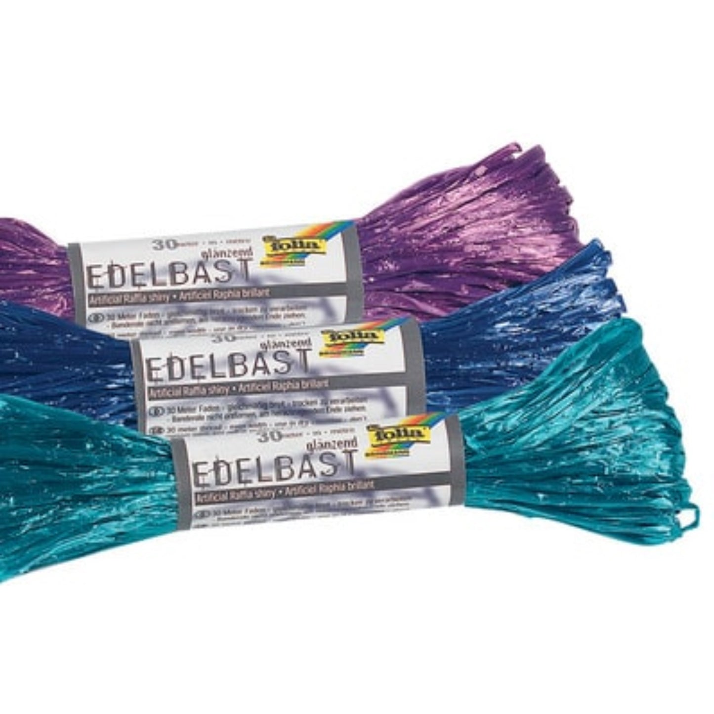 FOLIA Raphia brillant artificiel Bolduc & raphia, EMBALLAGE & EXPEDIT. RANGESTOCK