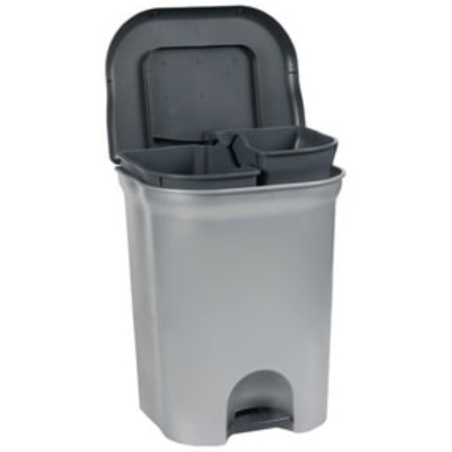 KEEEPER Poubelle à pédale 2 bacs 11L Poubelle plastique, SERVICES GENERAUX RANGESTOCK