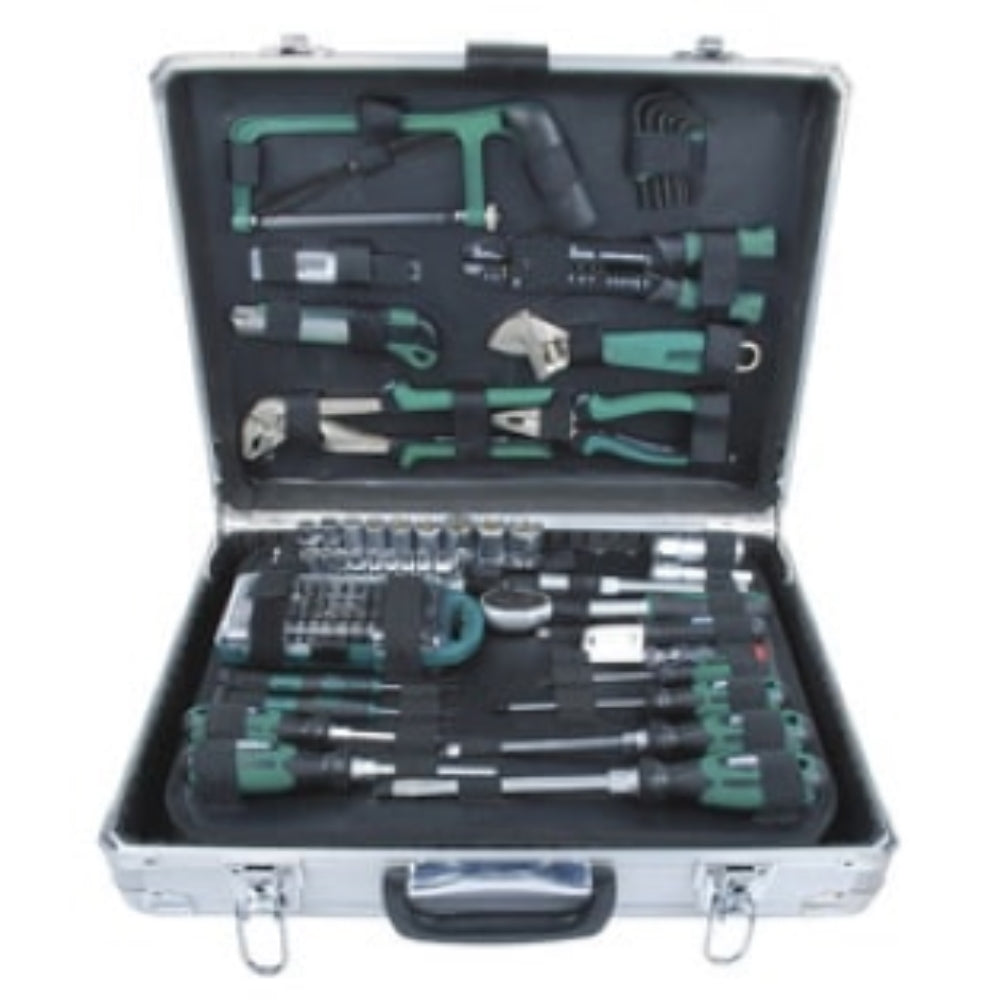 BRÜDER MANNESMANN Valise outils + 124 pièces composition outillage, OUTIL A MAIN RANGESTOCK