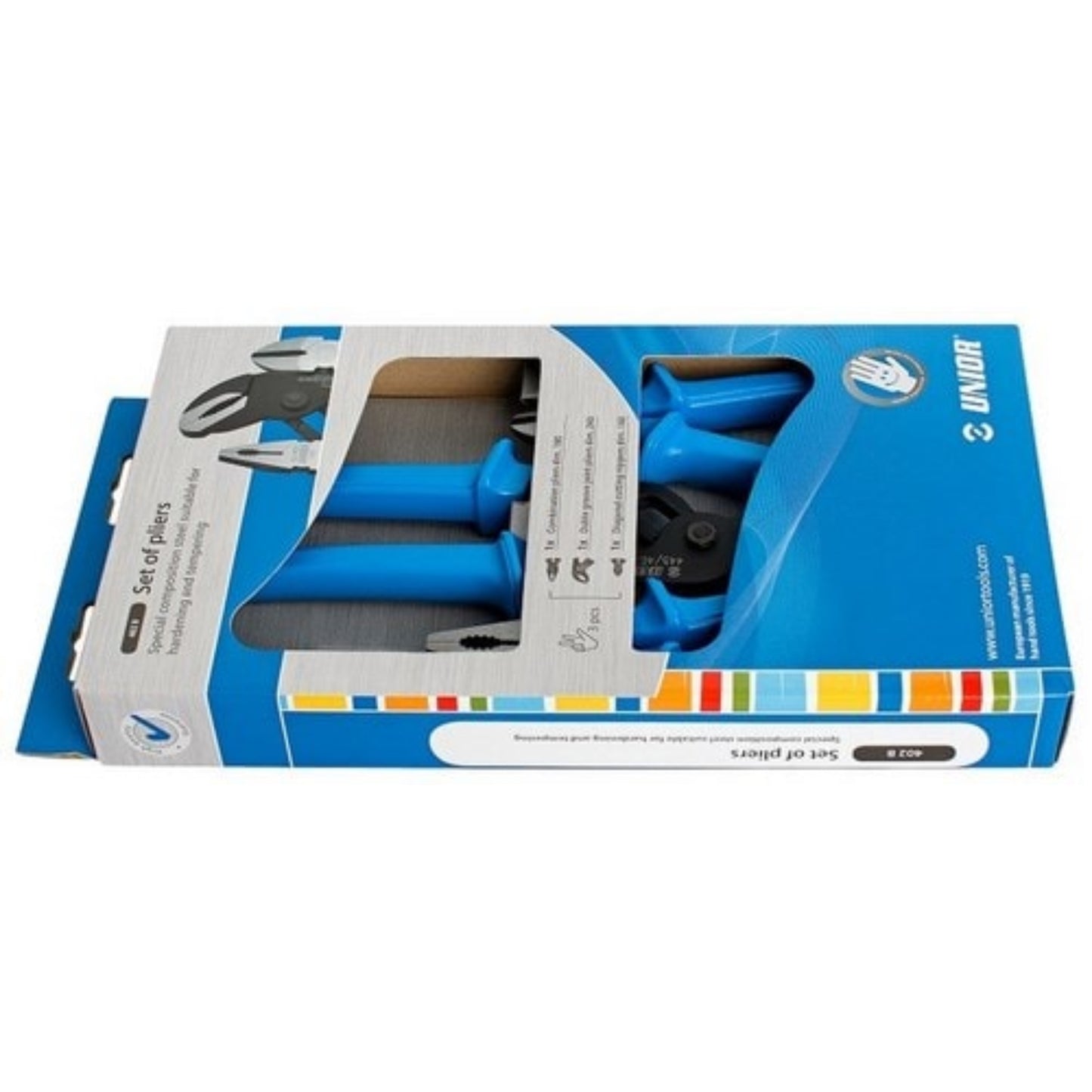 UNIOR Jeu de 3 pinces OUTIL A MAIN, Pince RANGESTOCK