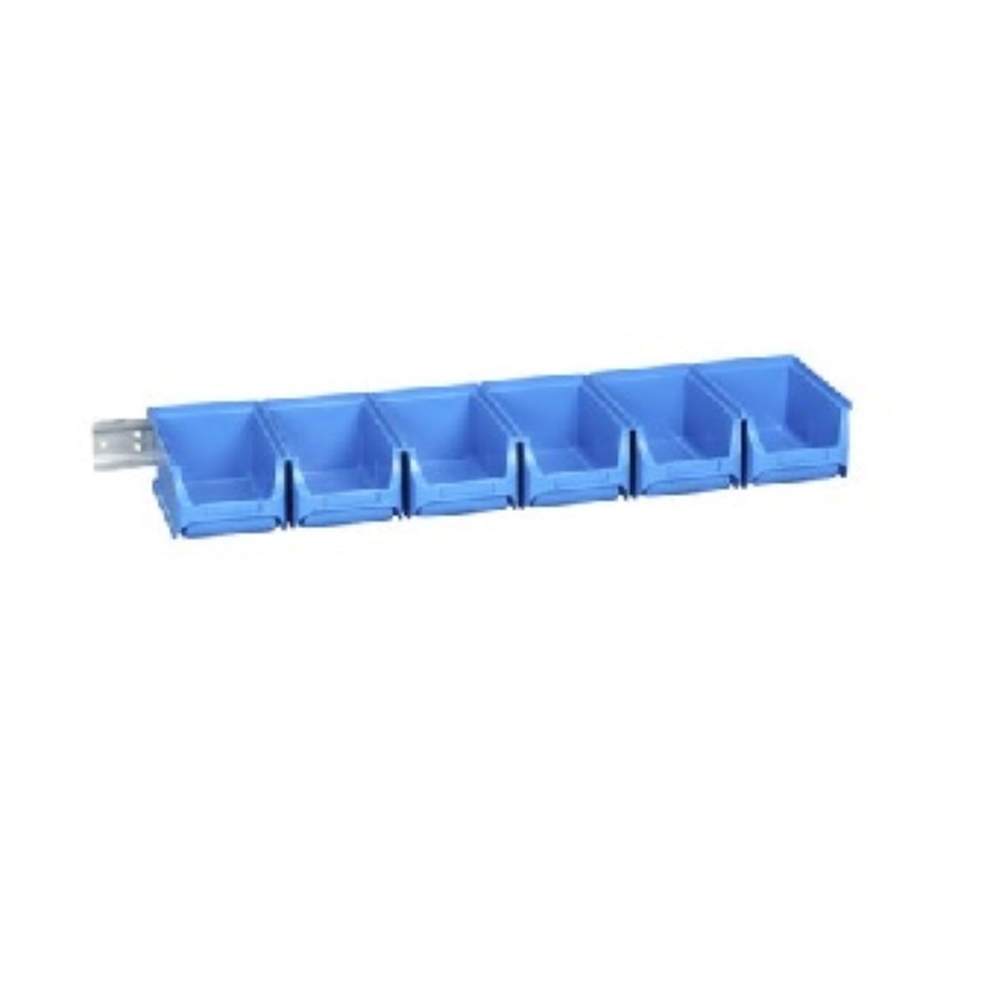 ALLIT Lot de 6 bacs à bec taille 2 avec rail support Bac à bec, BOITE & BAC RANGESTOCK