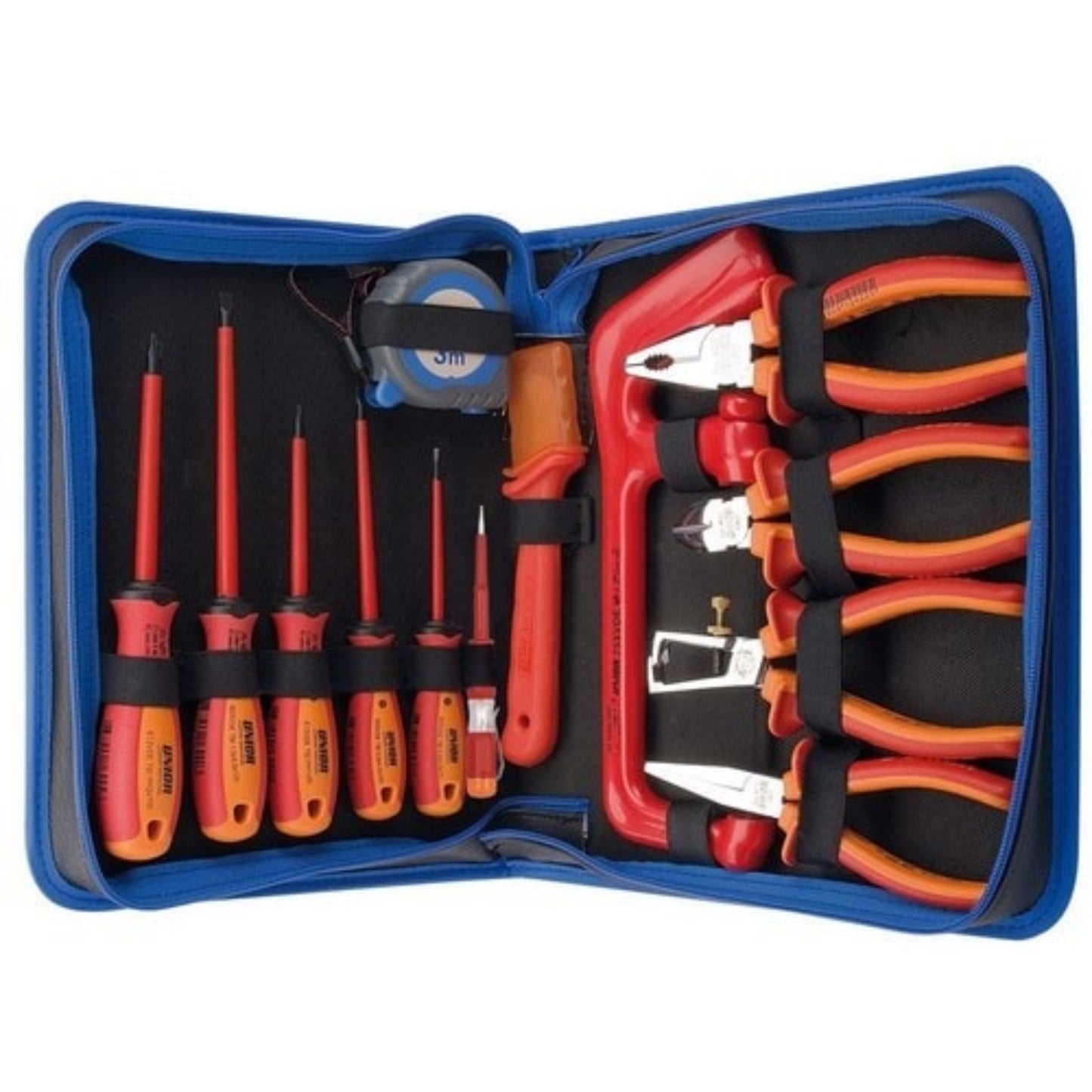 UNIOR Trousse à outils isolés 1000V 13 pièces composition outillage, OUTIL A MAIN RANGESTOCK