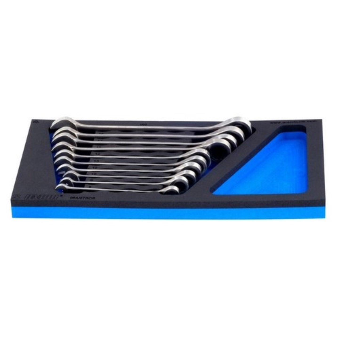 UNIOR Jeu de 10 clés mixtes à cliquet en module SOS Clé, OUTIL A MAIN RANGESTOCK