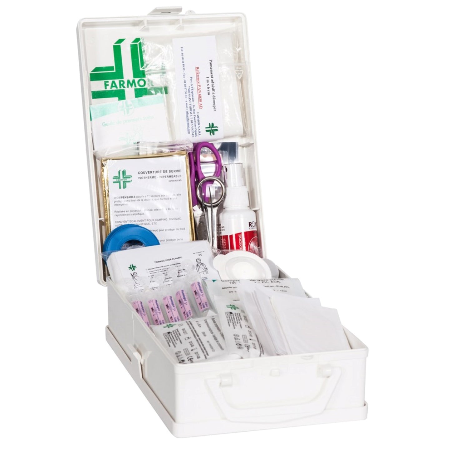 FARMOR Coffret de secours Atelier Mécanique et de Maintenance 8/10 personnes Coffret de secours, PROTECTION & SECURITE RANGESTOCK