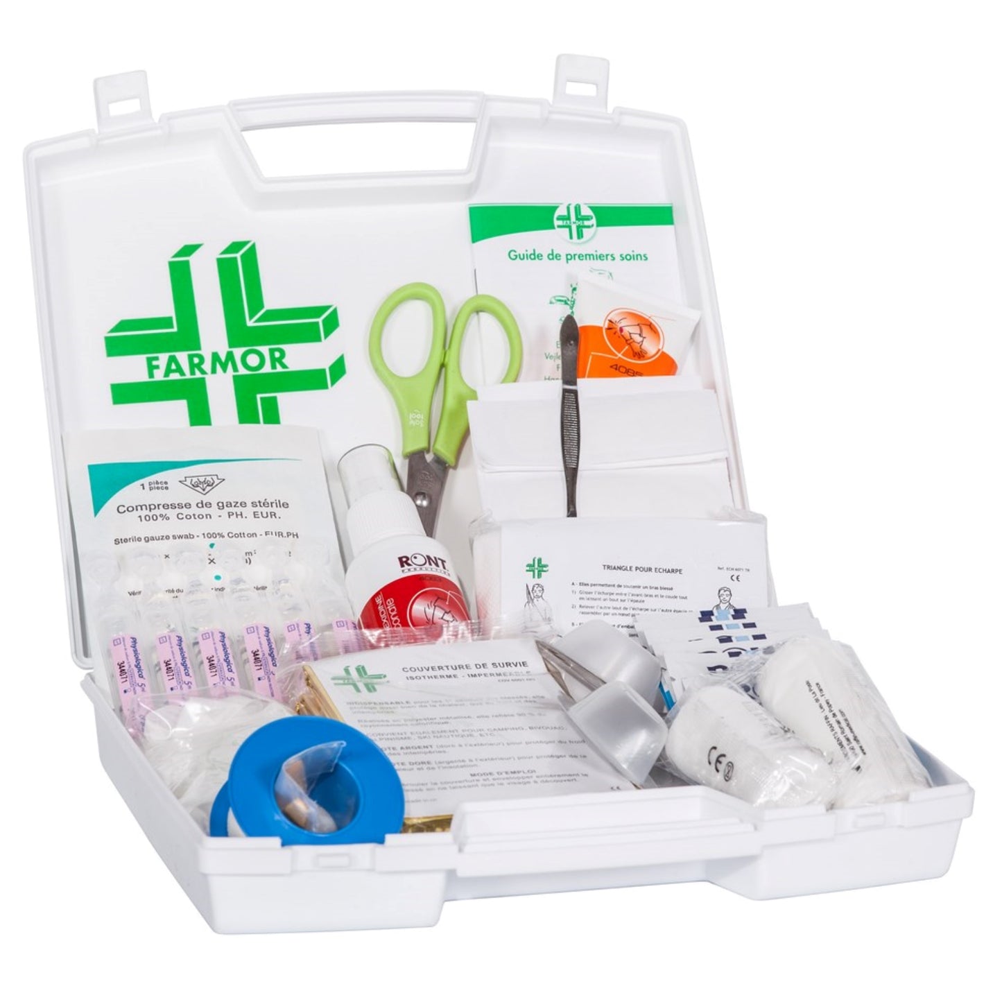 FARMOR Valise de secours Couvreur & Etancheur 4/6 personnes PROTECTION & SECURITE, Valise de secours RANGESTOCK