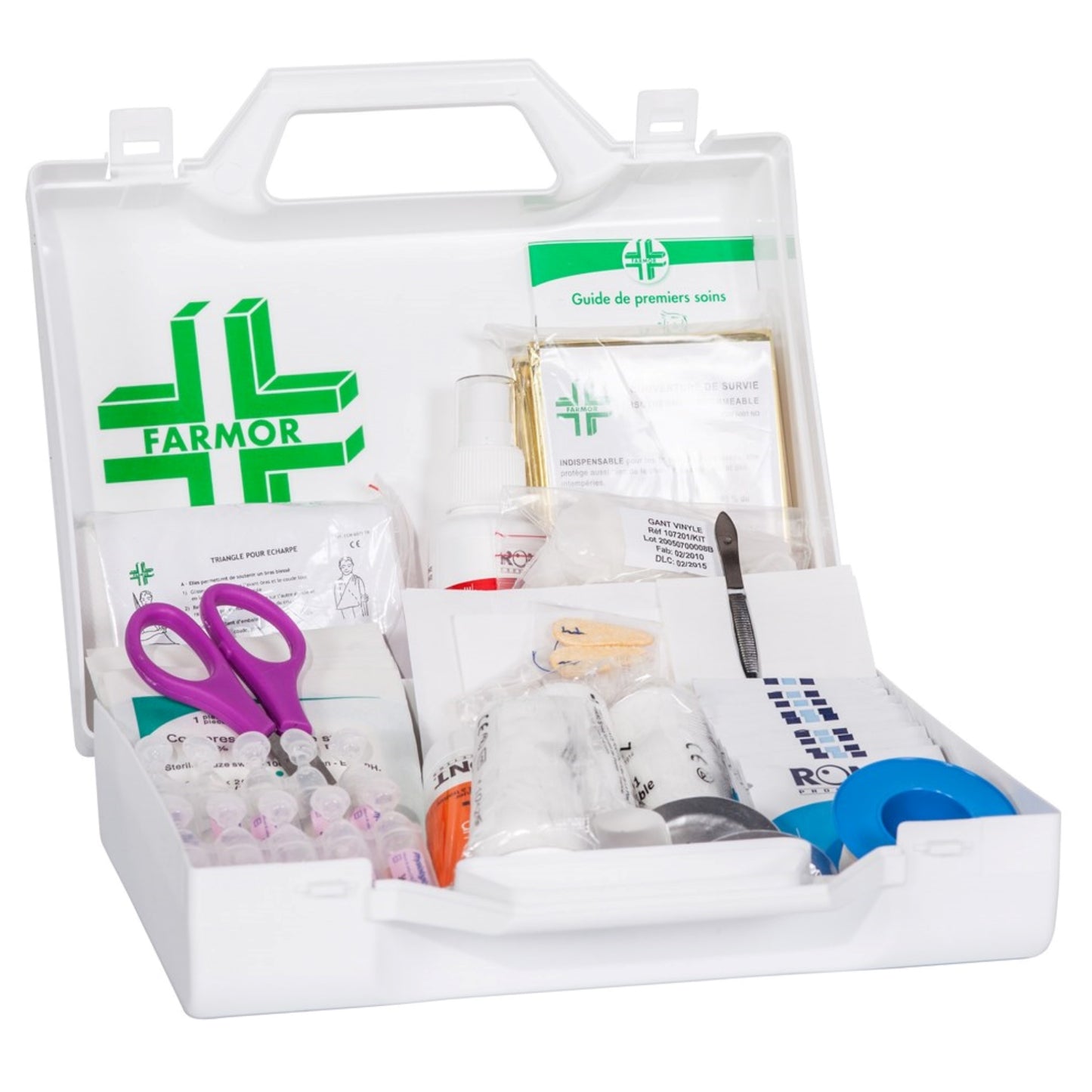 FARMOR Valise de secours Couvreur & Etancheur 8/10 personnes PROTECTION & SECURITE, Valise de secours RANGESTOCK