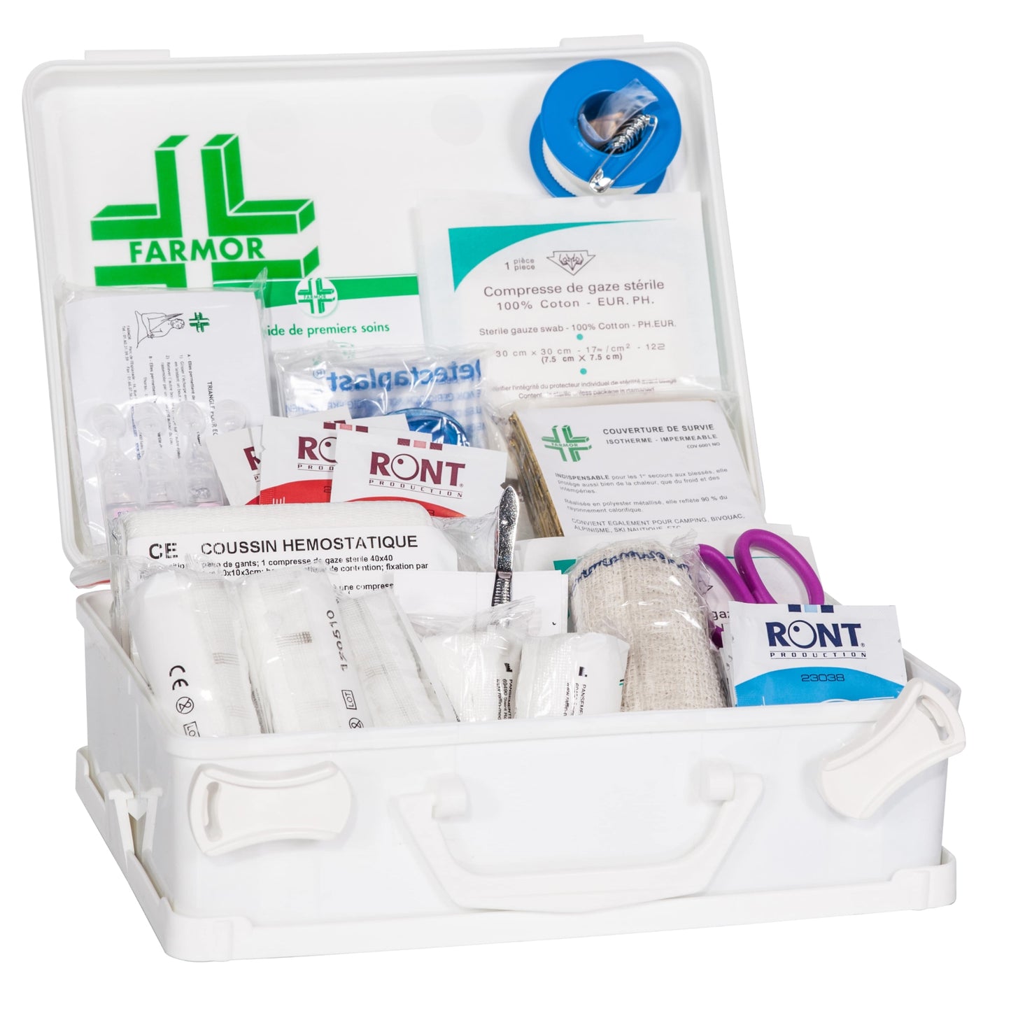 FARMOR Valise de secours Bâtiment 15/20 personnes PROTECTION & SECURITE, Valise de secours RANGESTOCK