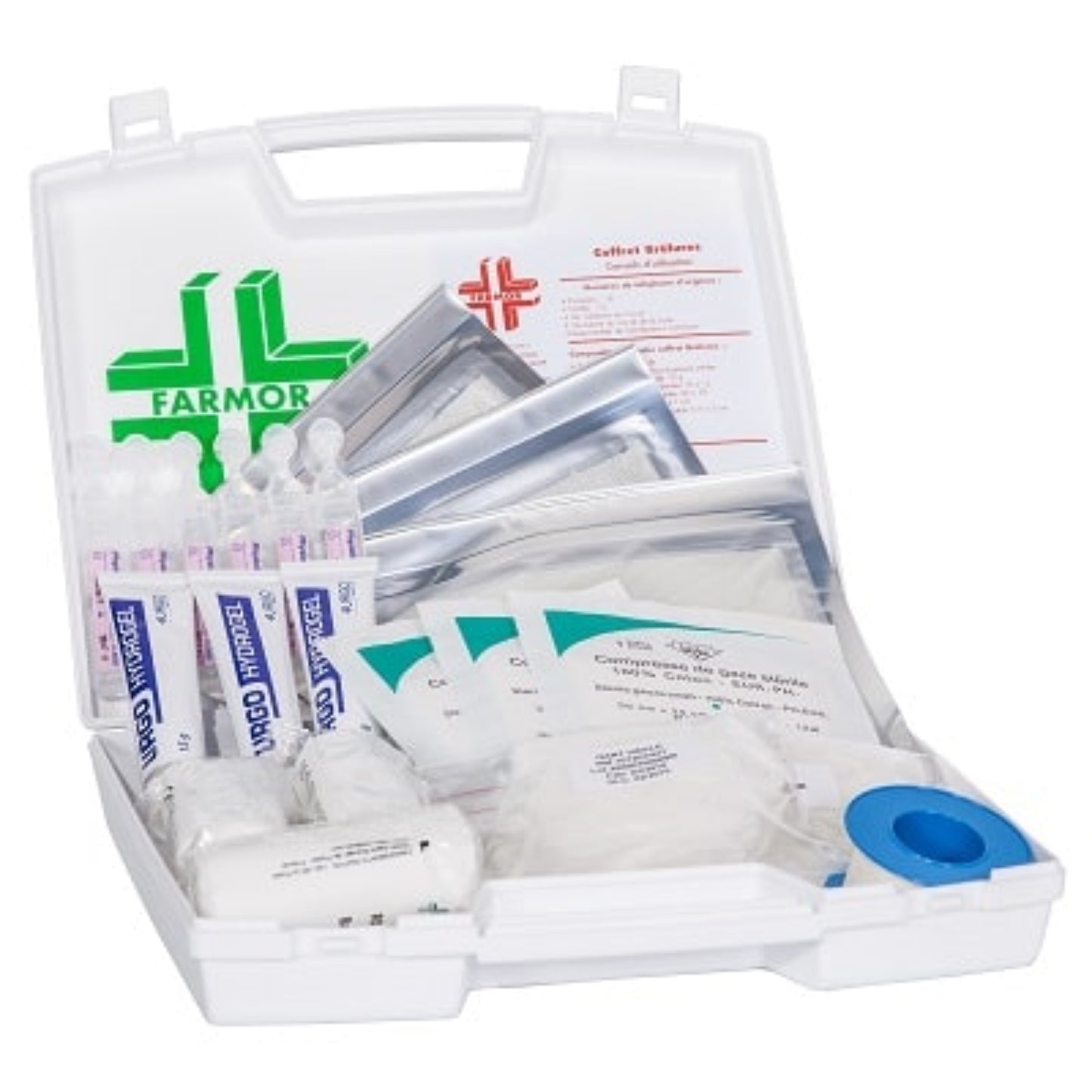 FARMOR Valise de secours Brûlures PROTECTION & SECURITE, Valise de secours RANGESTOCK