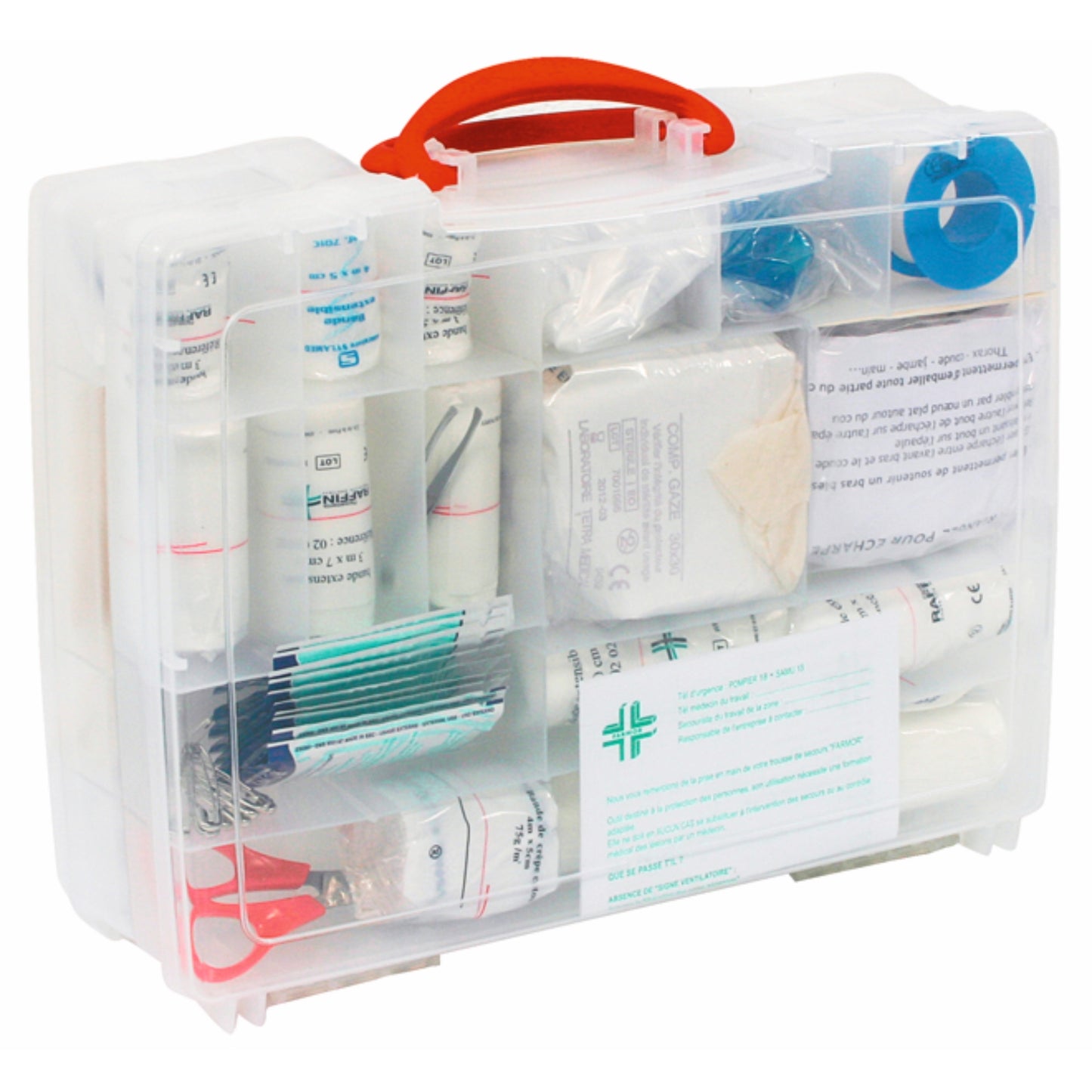 FARMOR Coffret de secours Gros oeuvre/ TP 30 personnes Coffret de secours, PROTECTION & SECURITE RANGESTOCK