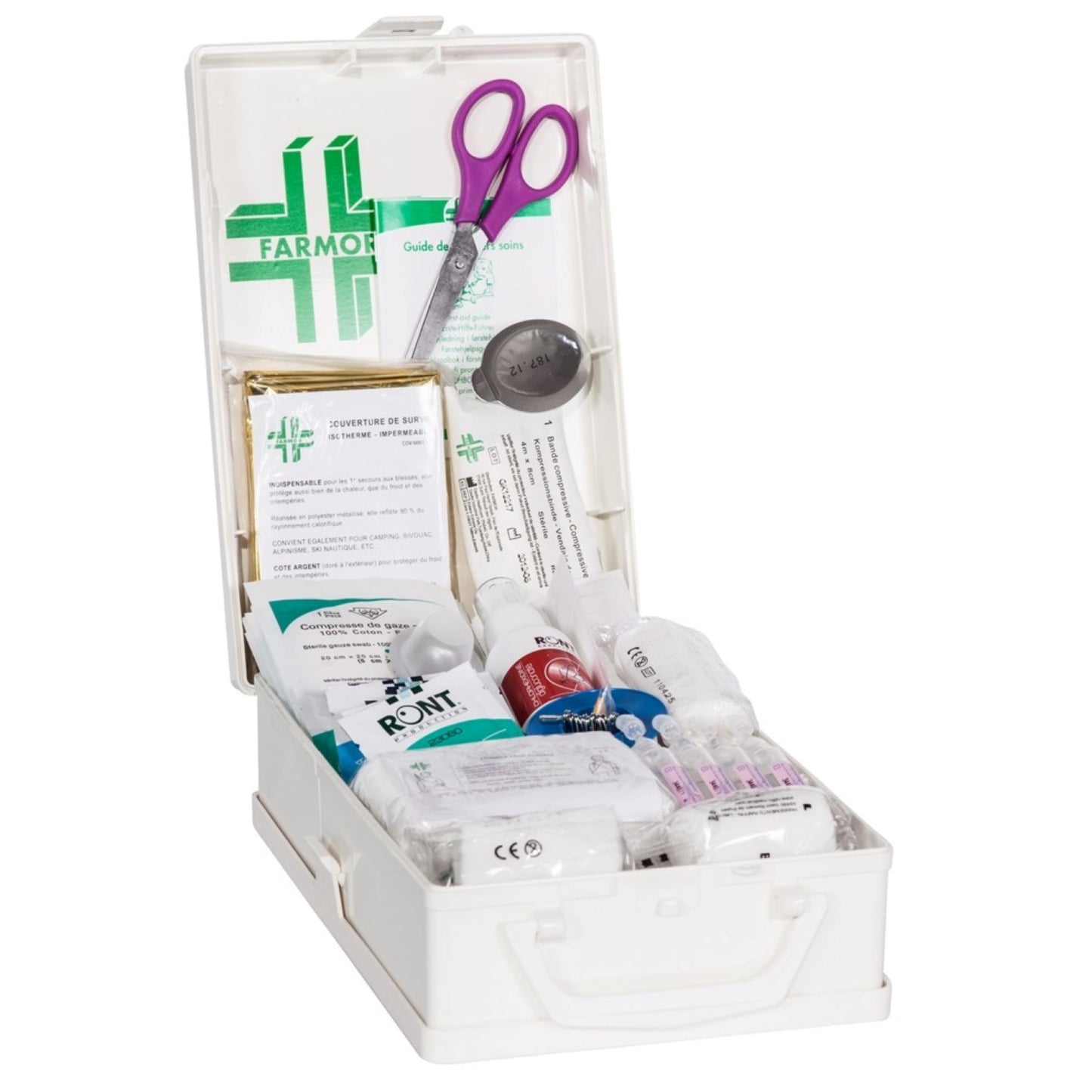 FARMOR Coffret de secours Bâtiment 8/10 personnes Coffret de secours, PROTECTION & SECURITE RANGESTOCK