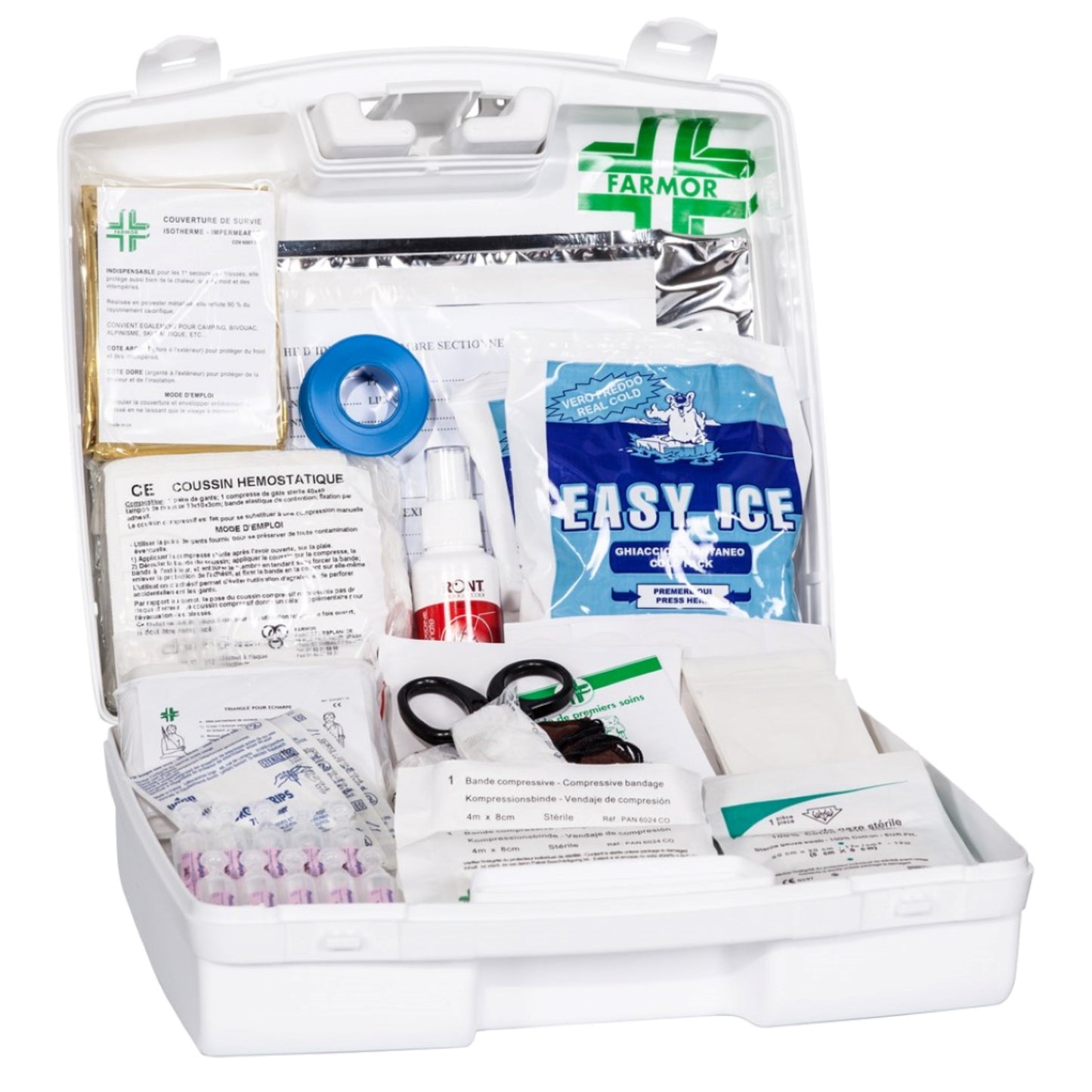 FARMOR Valise de secours Miroitier/Vitrier 5/10 personnes PROTECTION & SECURITE, Valise de secours RANGESTOCK