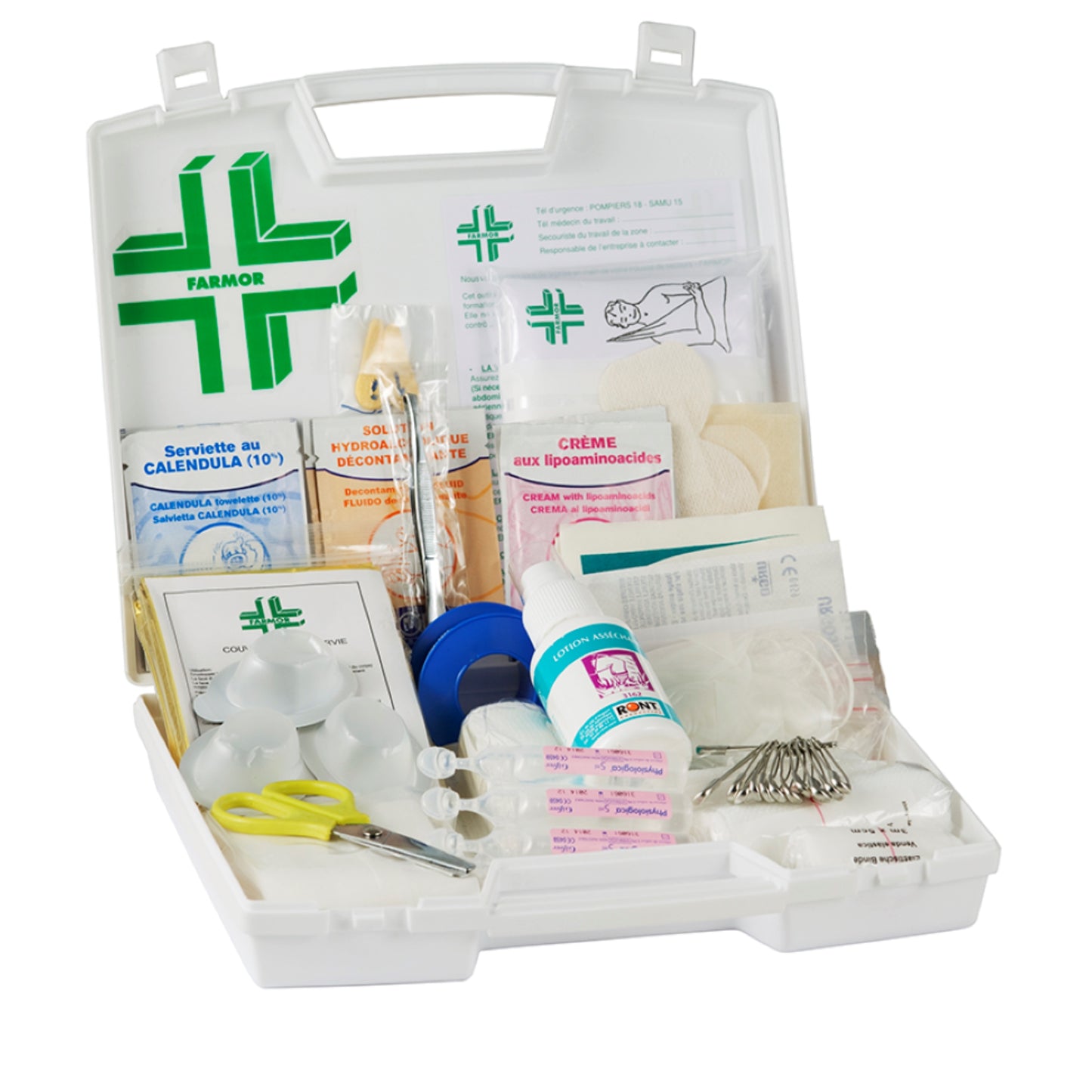 FARMOR Valise de secours Peintre 2/4 personnes PROTECTION & SECURITE, Valise de secours RANGESTOCK
