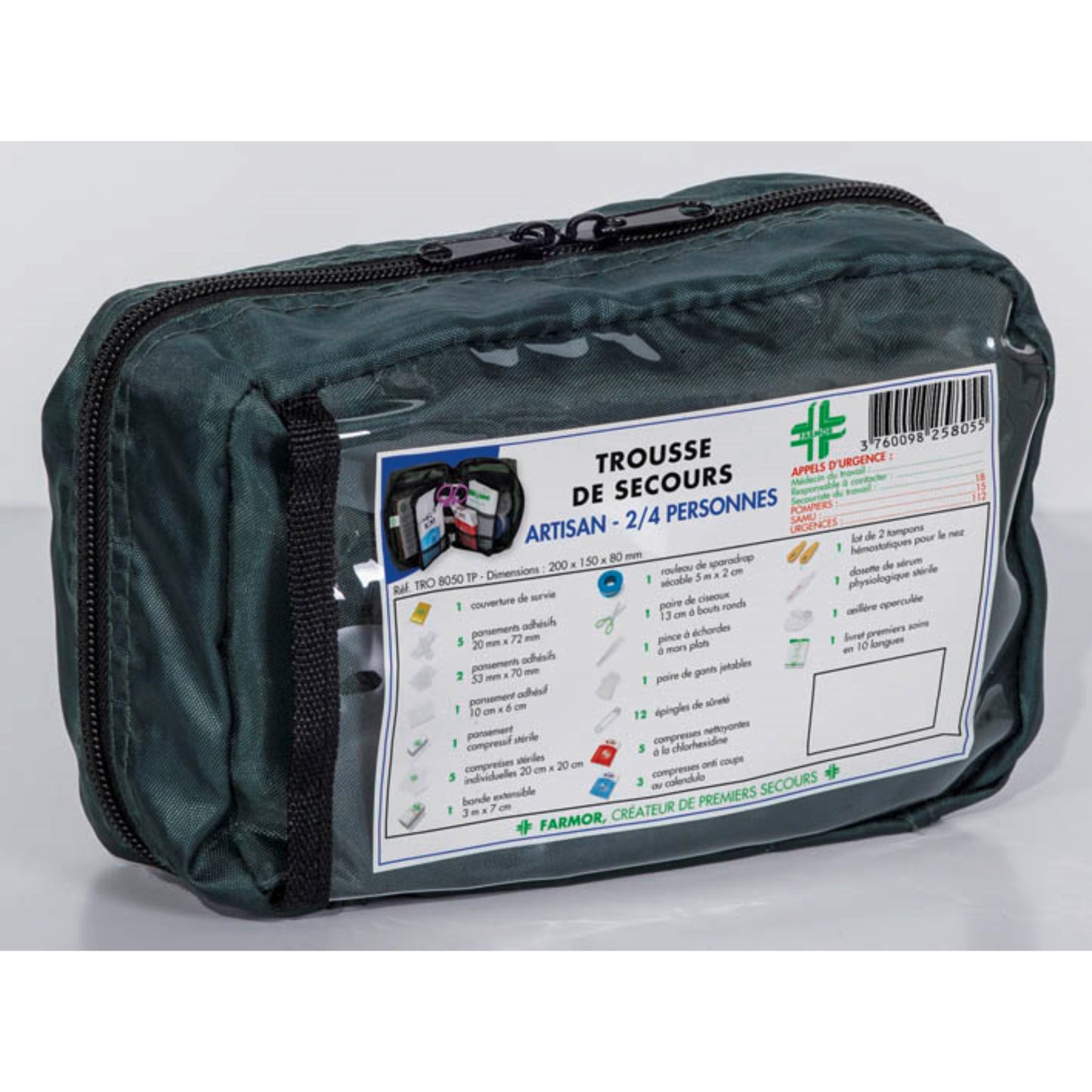 FARMOR Trousse de secours Artisan 2/4 personnes PROTECTION & SECURITE, Trousse de secours RANGESTOCK