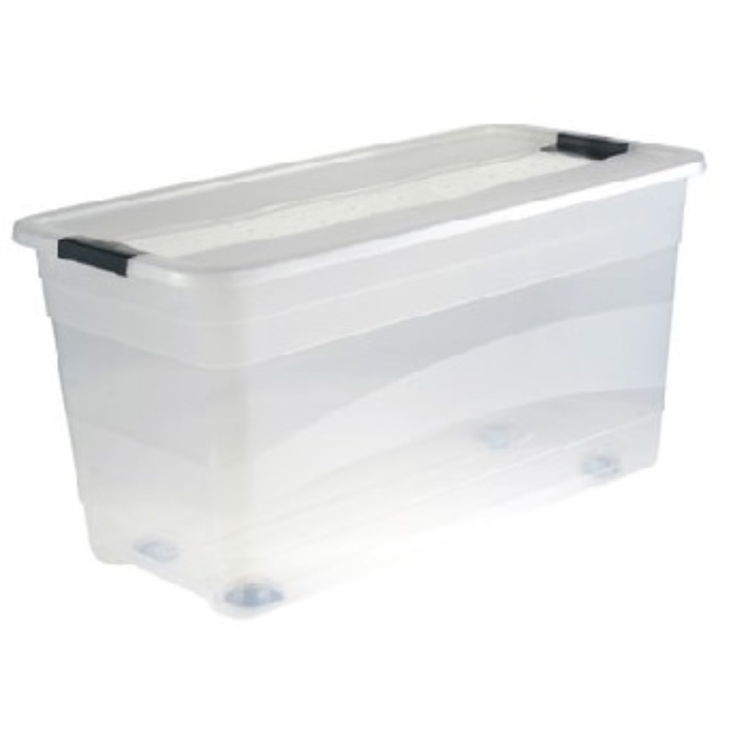KEEEPER Bac plastique à roulettes 83L Bac plastique avec couvercle, BOITE & BAC RANGESTOCK