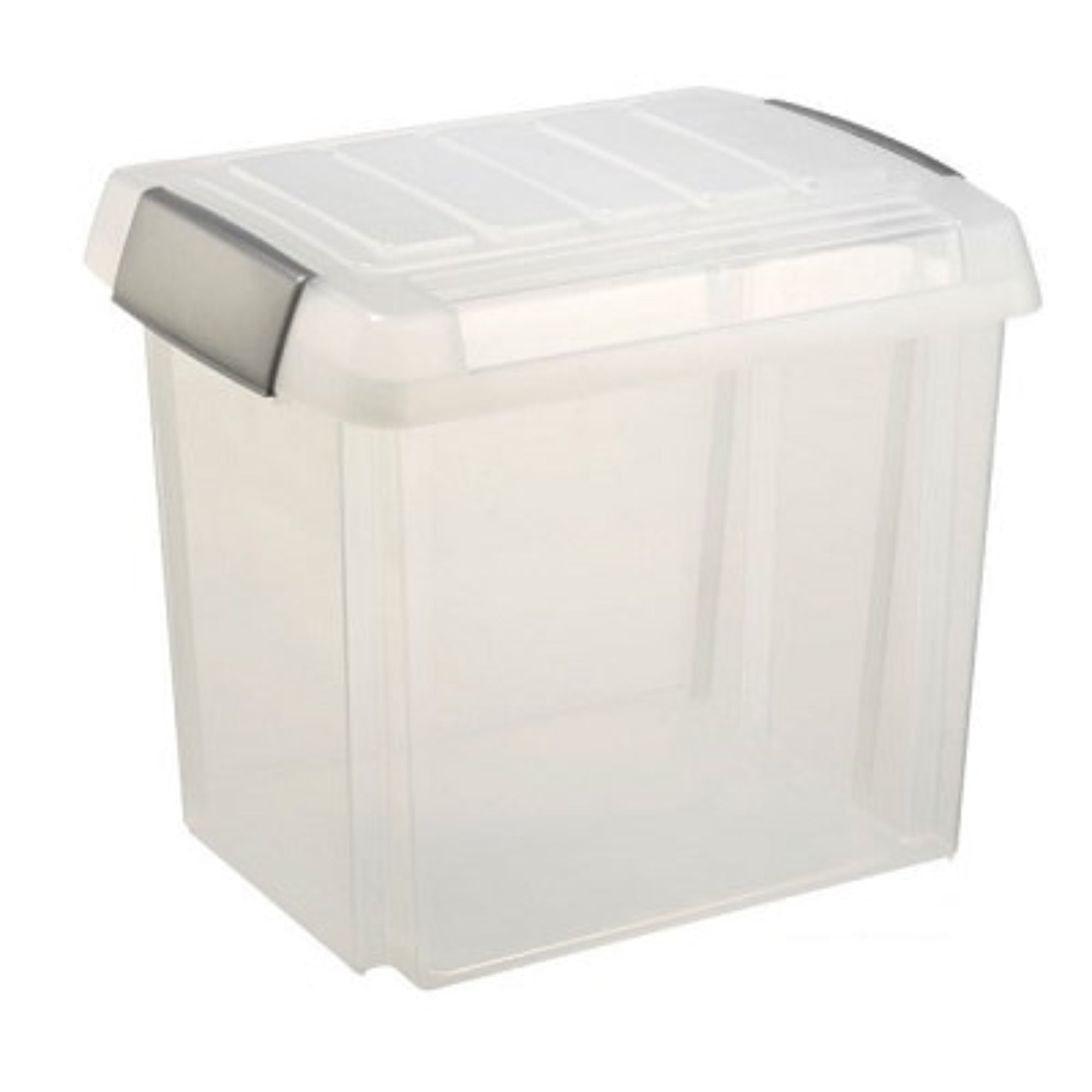 Lot De 4 Boîtes De Rangement 52L Sunware - 50x40x38 Cm - Transparentes Et Empilables - Parfaites Sous Le Lit