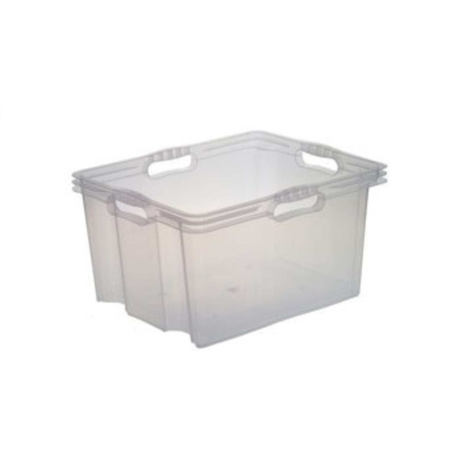 KEEEPER Bac plastique de rangement transparent 24L bac plastique, BOITE & BAC RANGESTOCK