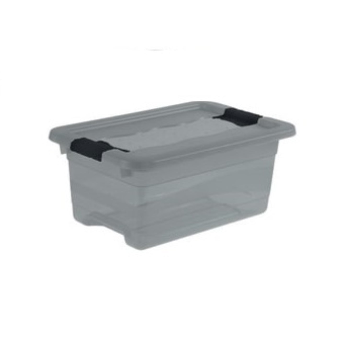 KEEEPER Bac plastique transparent - 4L Bac plastique avec couvercle, BOITE & BAC RANGESTOCK