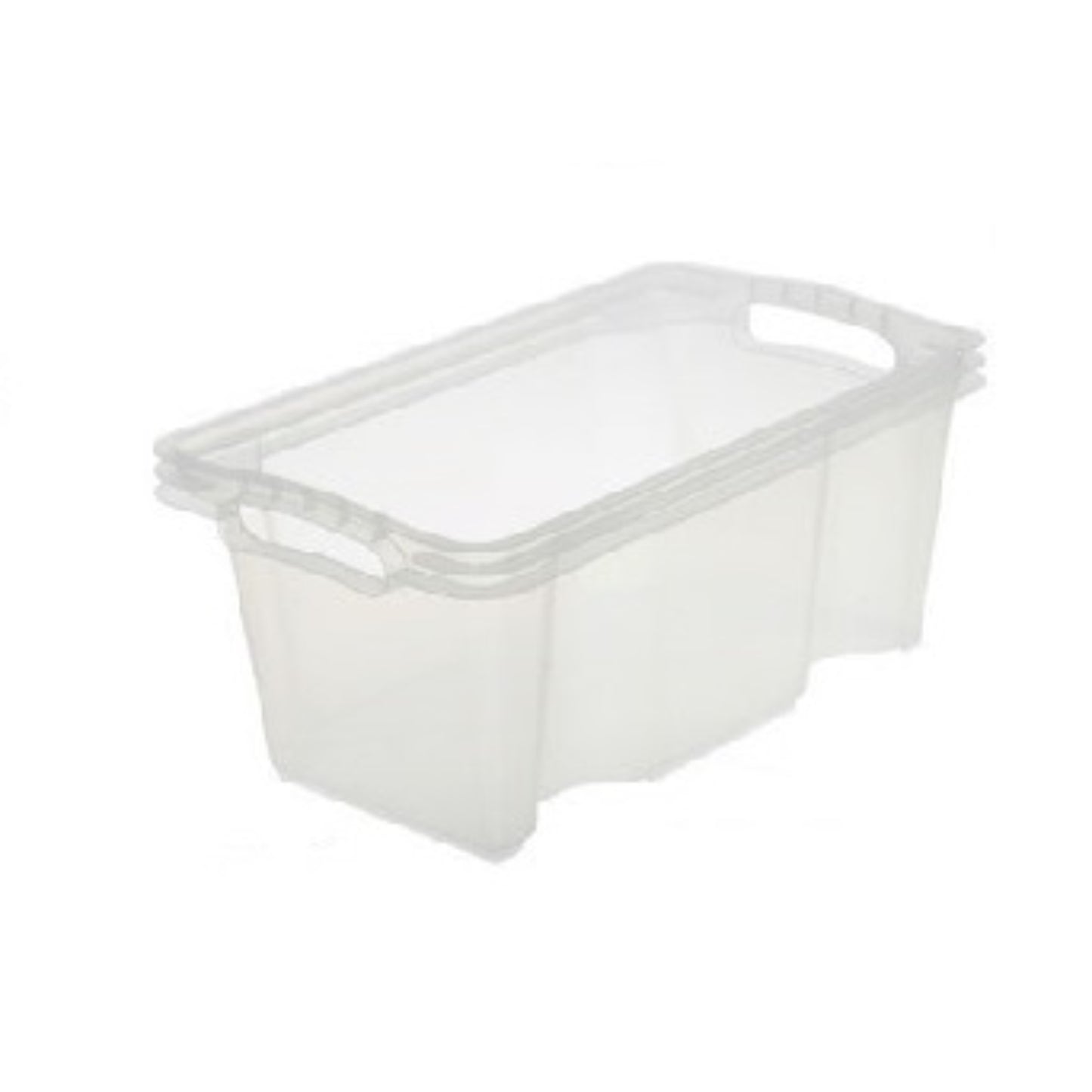 KEEEPER Bac plastique de rangement transparent 6,5L bac plastique, BOITE & BAC RANGESTOCK