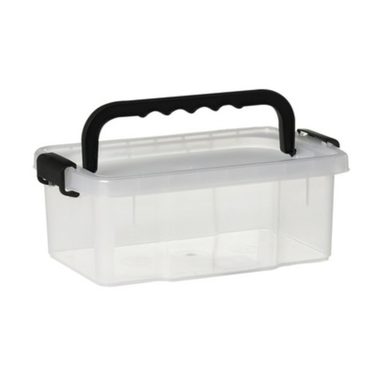 PLAST TEAM Boite de rangement plastique 11,5L BOITE & BAC, boite plastique, boite plastique avec poignée sur couvercle, boite rangement transparente RANGESTOCK