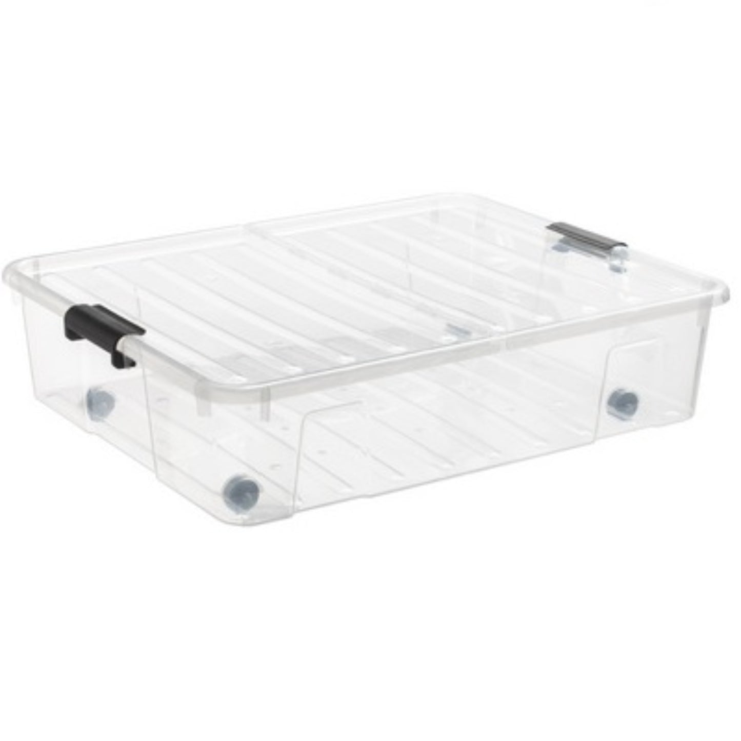 PLAST TEAM Boite plastique HOME BOX BEDROLLER XL 49L 49L, bac avec roulette, bac rangement sous lit, BOITE & BAC, boite de rangement dessous lit, boite de rangement sous lit, boite plastique, boite plastique avec roulette, boite plastique plate, boite plastique rangement sous lit RANGESTOCK