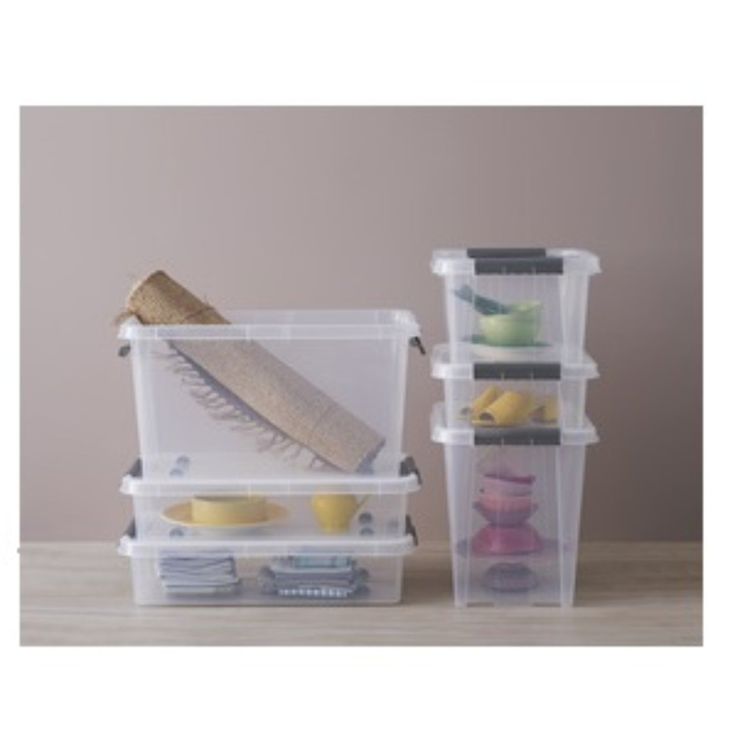 PLAST TEAM Boite plastique PROBOX à roulette 70L 70L, BOITE & BAC, boite plastique, boite plastique avec roulettes, grande boite de rangement RANGESTOCK