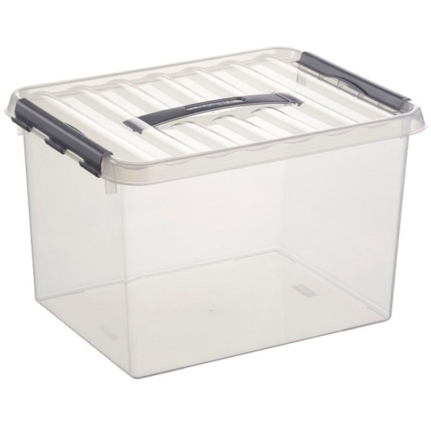 SUNWARE Boite plastique transparente avec couvercle 22L BOITE & BAC, boite plastique RANGESTOCK