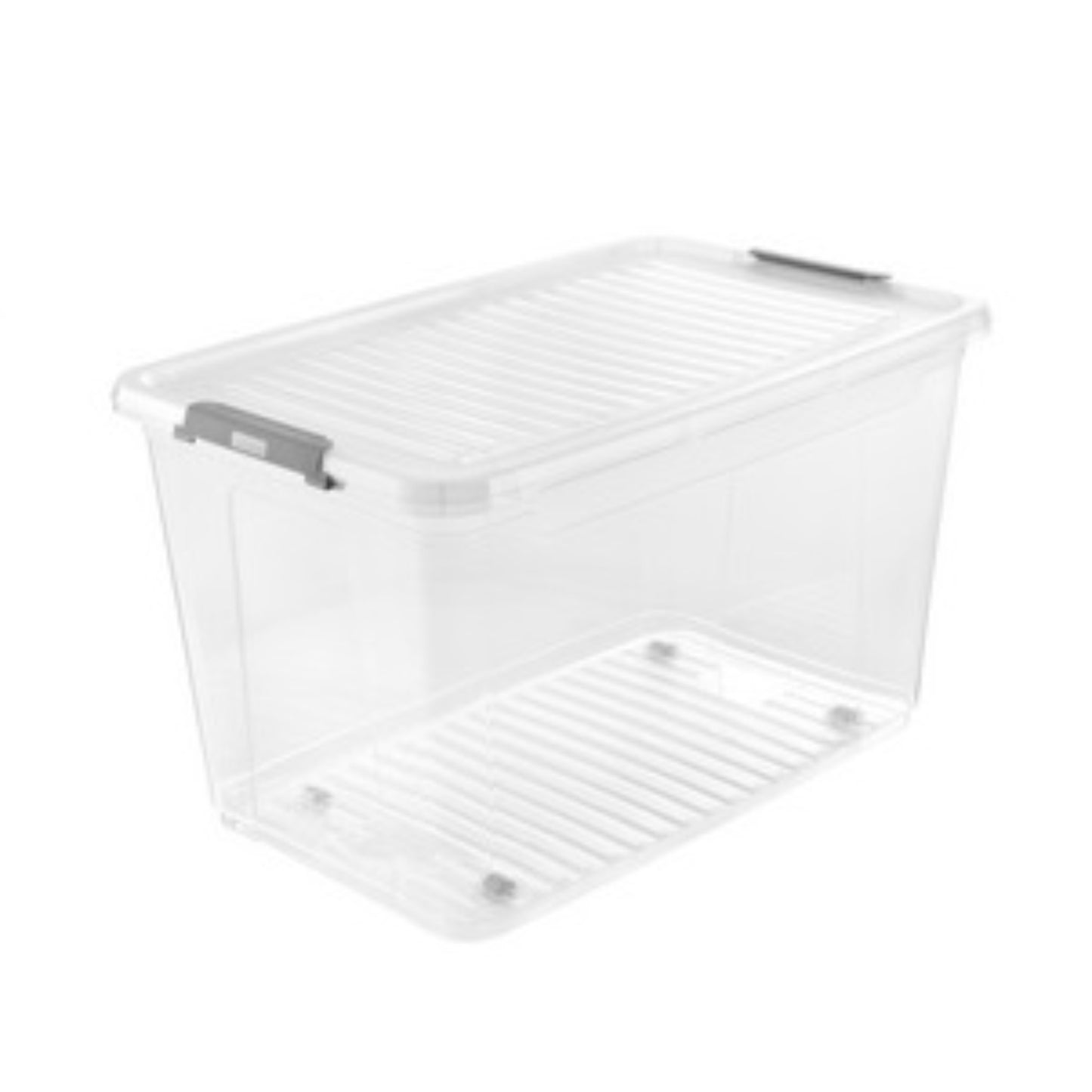KEEEPER Boite plastique transparent avec roulettes 56L BOITE & BAC, boite plastique RANGESTOCK
