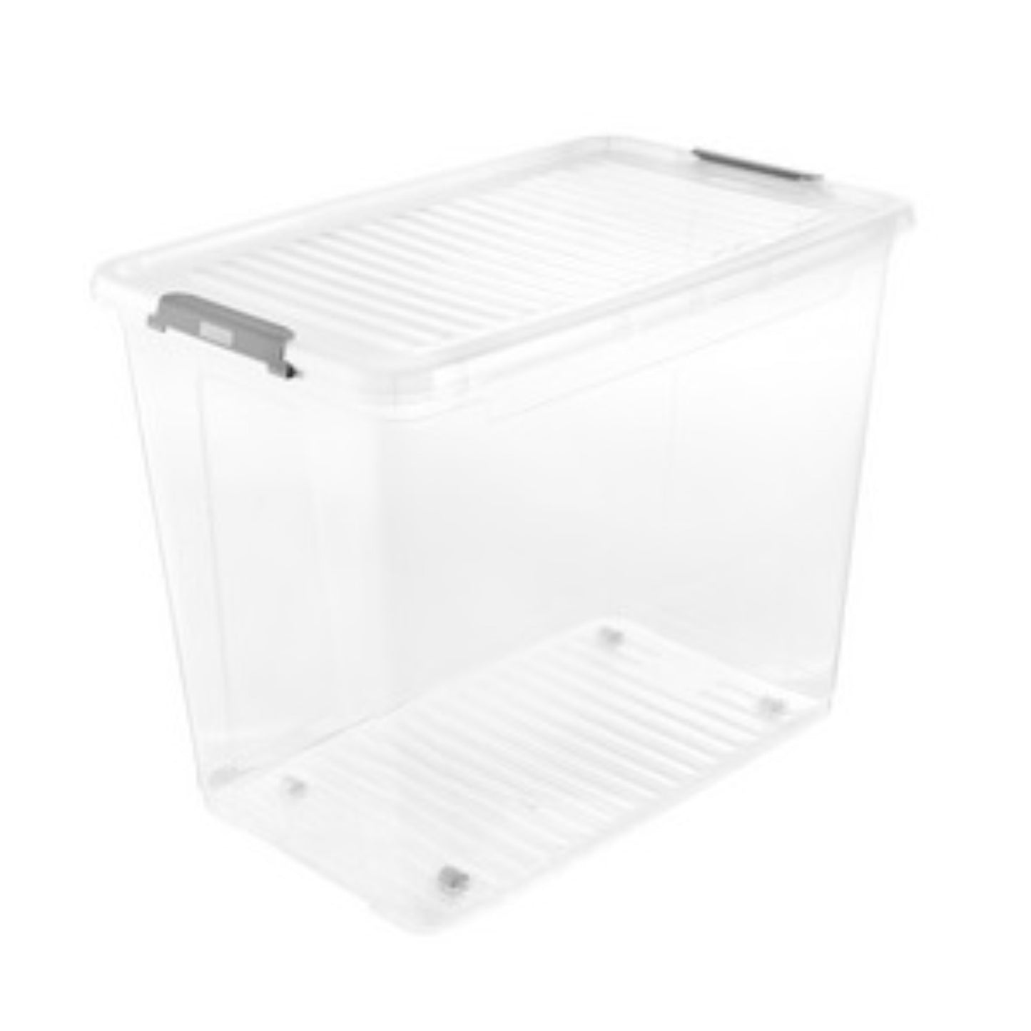 KEEEPER Boite plastique transparent avec roulettes 74L BOITE & BAC, boite plastique RANGESTOCK