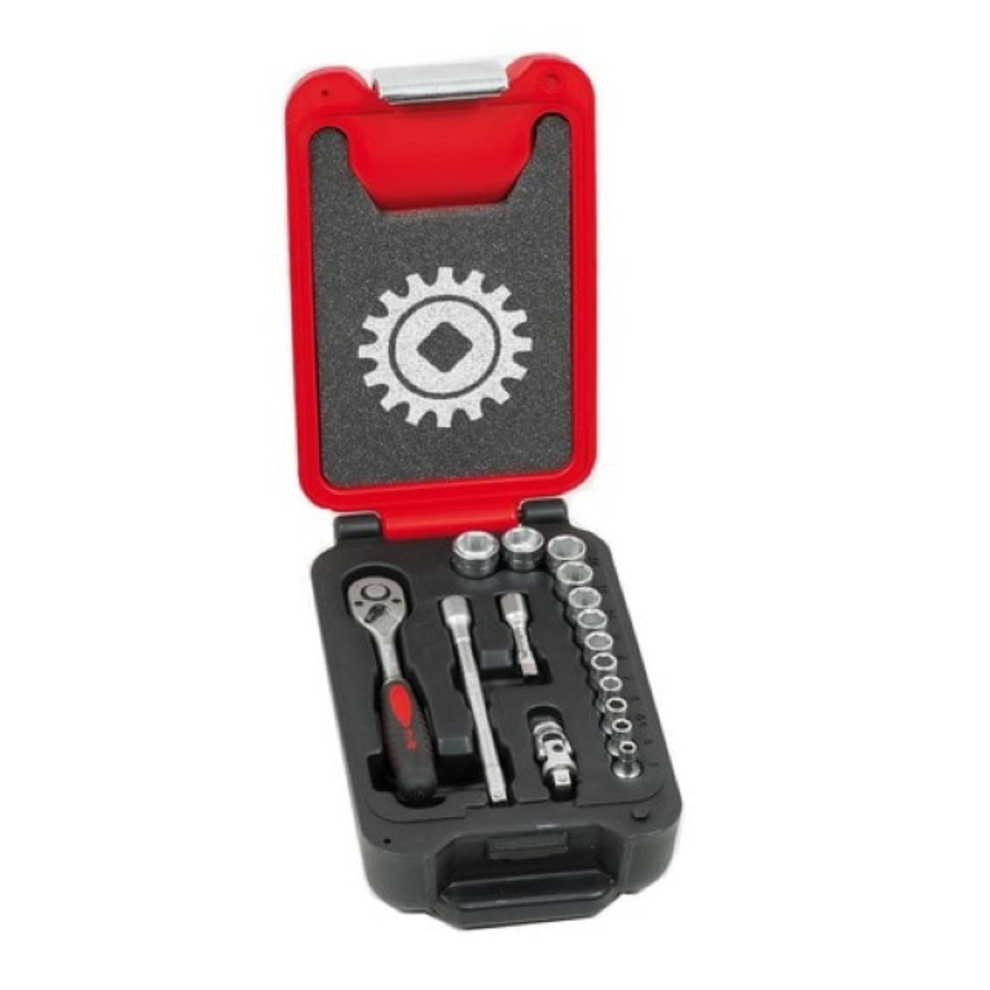 MOB OUTILLAGE Coffret outillage 1/4" (4 à 14mm) 6 pans cliquet poire - 16 pièces composition outillage, OUTIL A MAIN RANGESTOCK