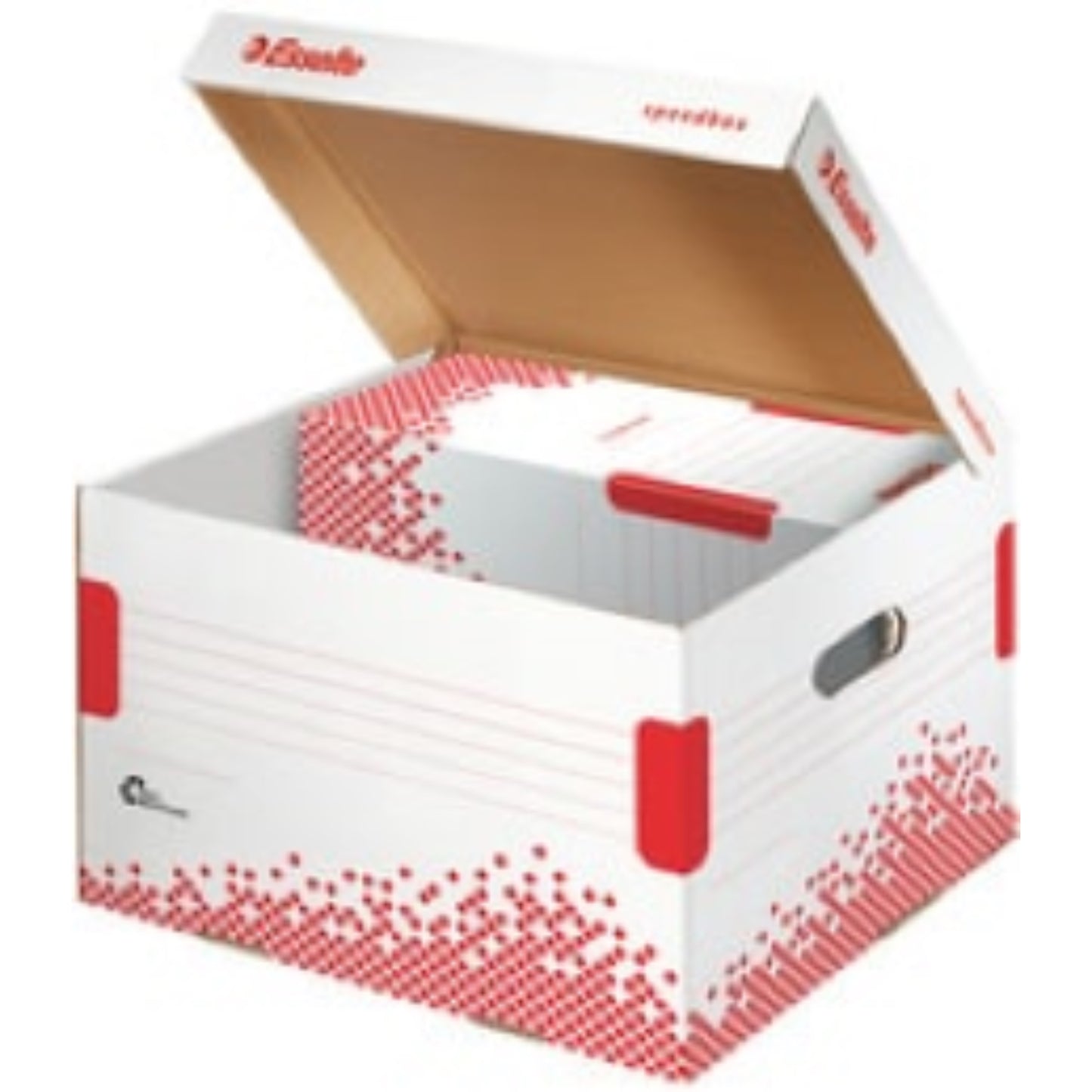 ESSELTE Conteneur archives à couvercle BOITE & BAC, boite archive carton RANGESTOCK