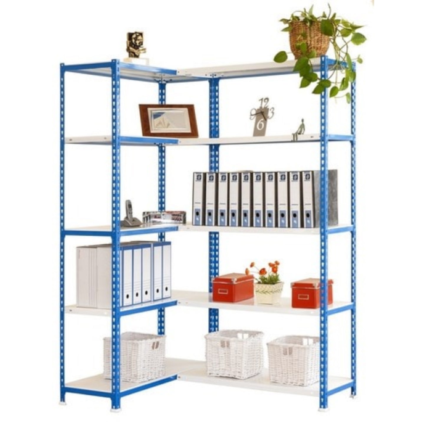 SIMON RACK Etagère de rangement métal en angle ETAGERE, Etagère métallique RANGESTOCK
