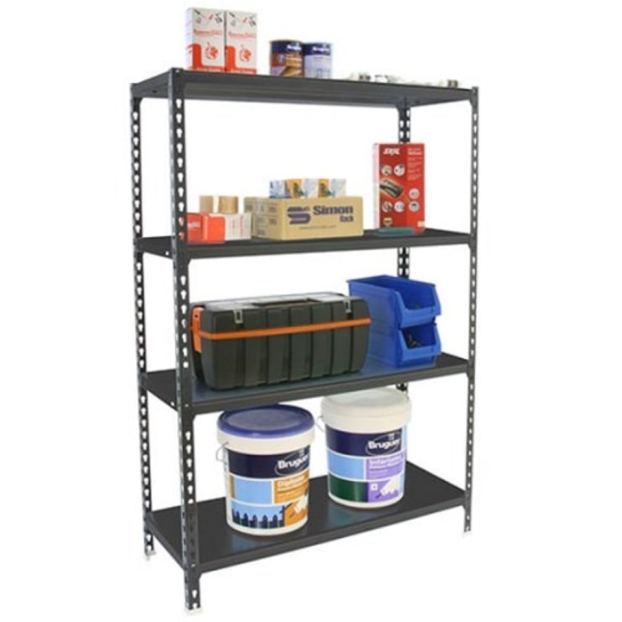 Petite Armoire Métallique Simonlocker Avec Clé – 475 X 300 X 500 Mm – Casier Robuste Et Sécurisé Pour Bureau, Cave Ou Débarras