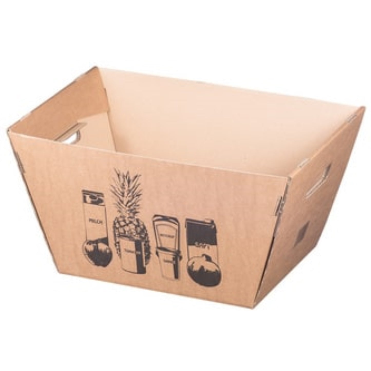 SMARTBOXPRO Panier course en carton (lot de 5) Carton pour expédition, EMBALLAGE & EXPEDIT. RANGESTOCK