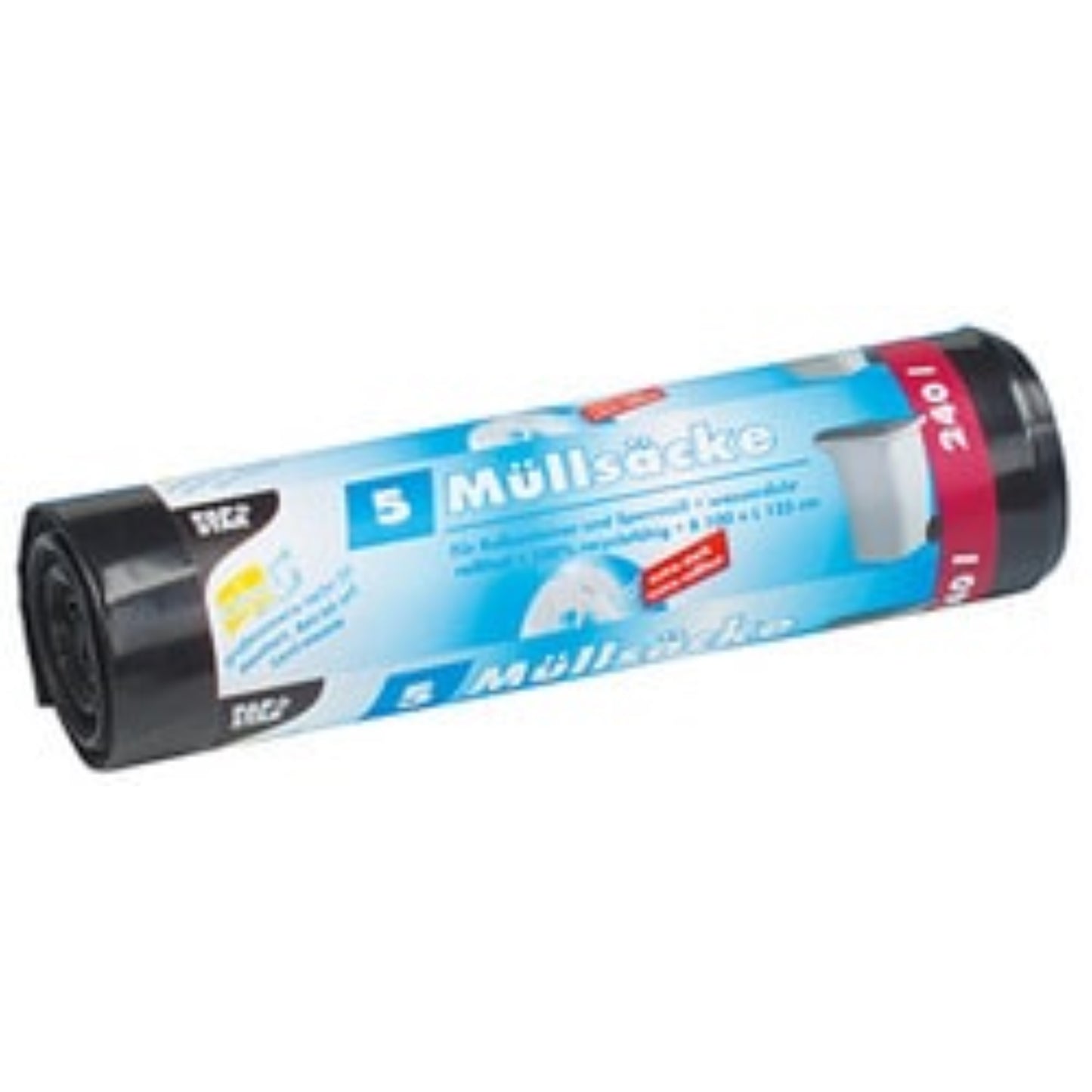 STARPAK Sac poubelle noir HDPE 240L Sac poubelle, SERVICES GENERAUX RANGESTOCK