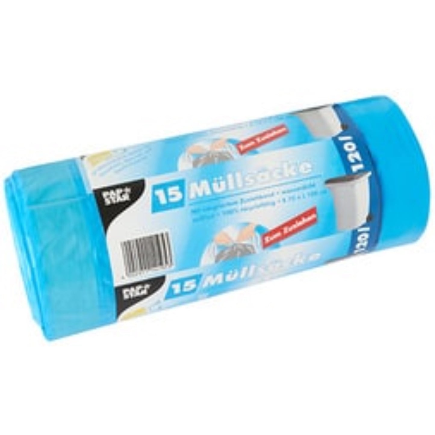 PAPSTAR Sac poubelle LDPE à lien coulissant 120L Sac poubelle, SERVICES GENERAUX RANGESTOCK