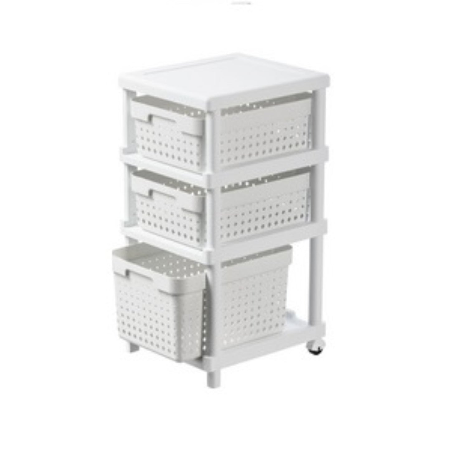 NHG  Tour 3 niveaux avec bacs de rangement  BOITE & BAC, Tour de rangement plastique RANGESTOCK