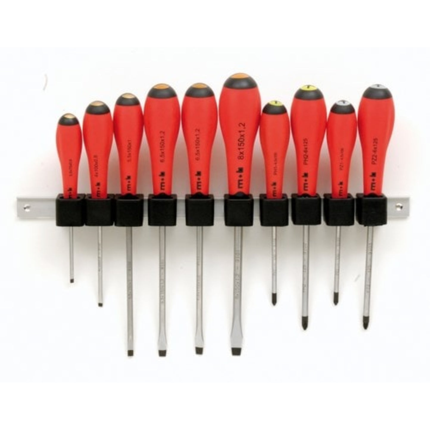 MOB OUTILLAGE Tournevis Redgrip - X10 sur Reglette OUTIL A MAIN, Tournevis RANGESTOCK