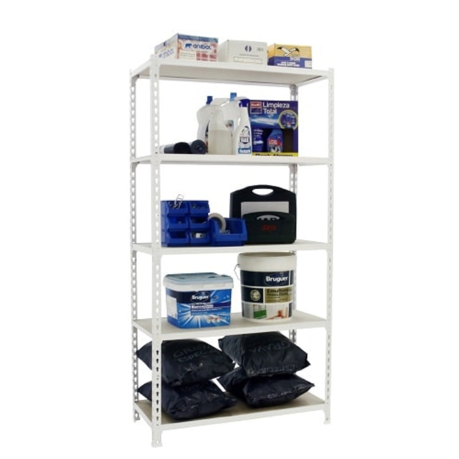  SIMON RACK  Etagère bois/métal 2000x1000mm  ETAGERE, Etagère bois métal RANGESTOCK