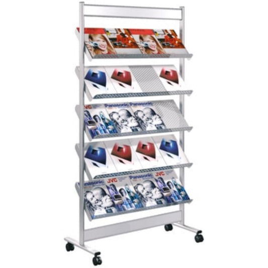  KERKMANN  Etagère 5 niveaux pour prospectus  ETAGERE, Etagère métallique RANGESTOCK