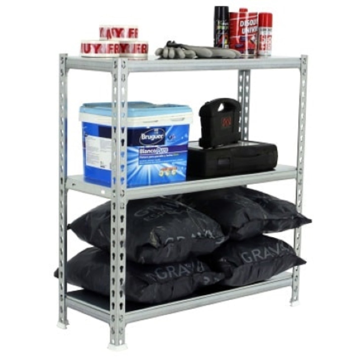  SIMON RACK  Etagère basse métal 1000x1100x300mm  ETAGERE, Etagère basse métallique RANGESTOCK