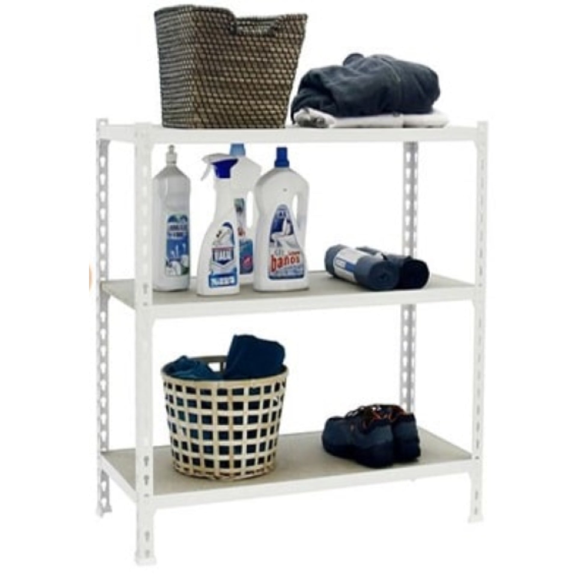  SIMON RACK  Etagère basse bois/métal 1000x1000x500mm  ETAGERE, Etagère basse bois  métal RANGESTOCK