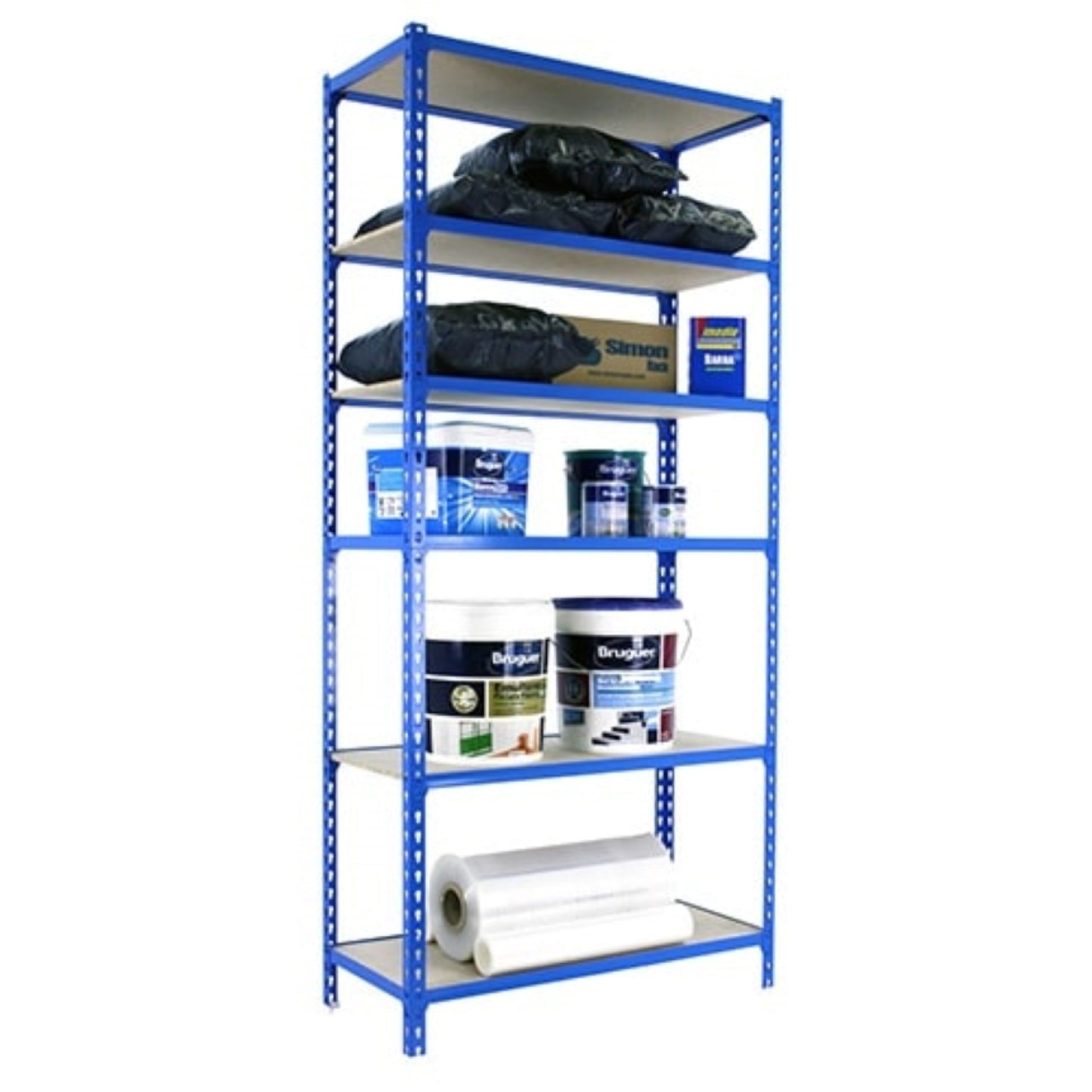  SIMON RACK  Etagère haute bois/métal 2500x1000x500mm  ETAGERE, Etagère haute bois métal RANGESTOCK