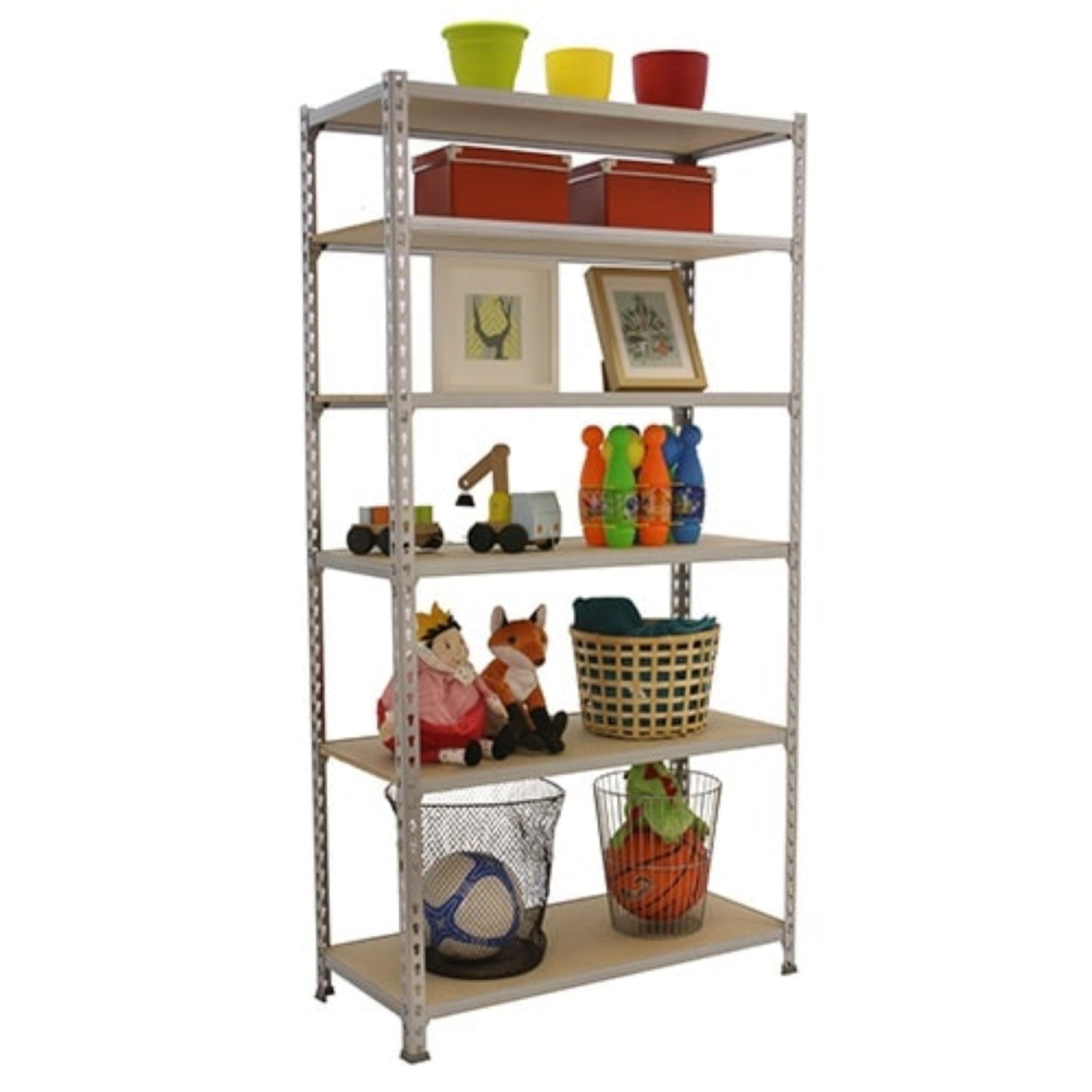  SIMON RACK  Etagère haute bois/métal 2500x1000x500mm  ETAGERE, Etagère haute bois métal RANGESTOCK